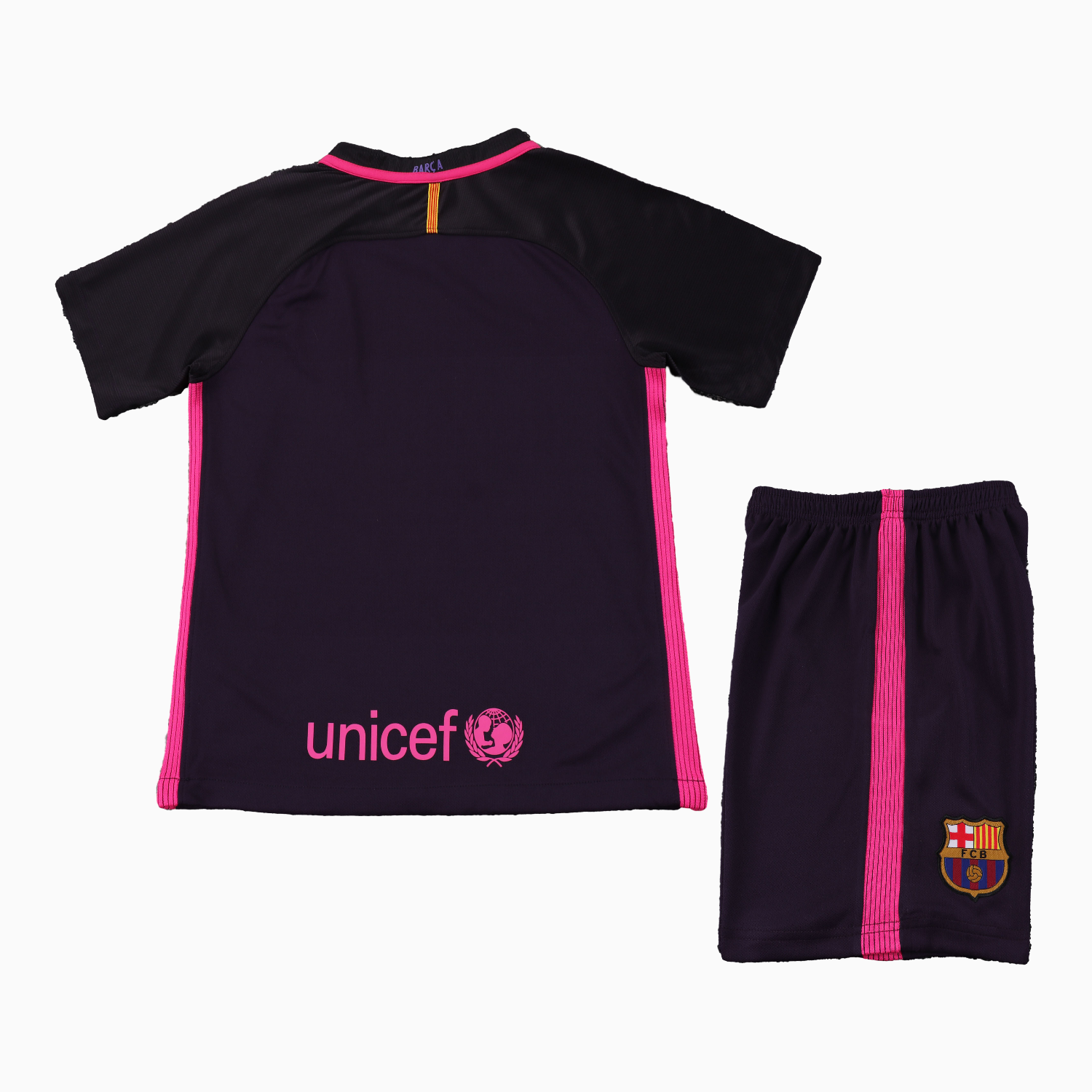 AlphaJersey-Retro Barcelona 2016-17 Away Kids Kit