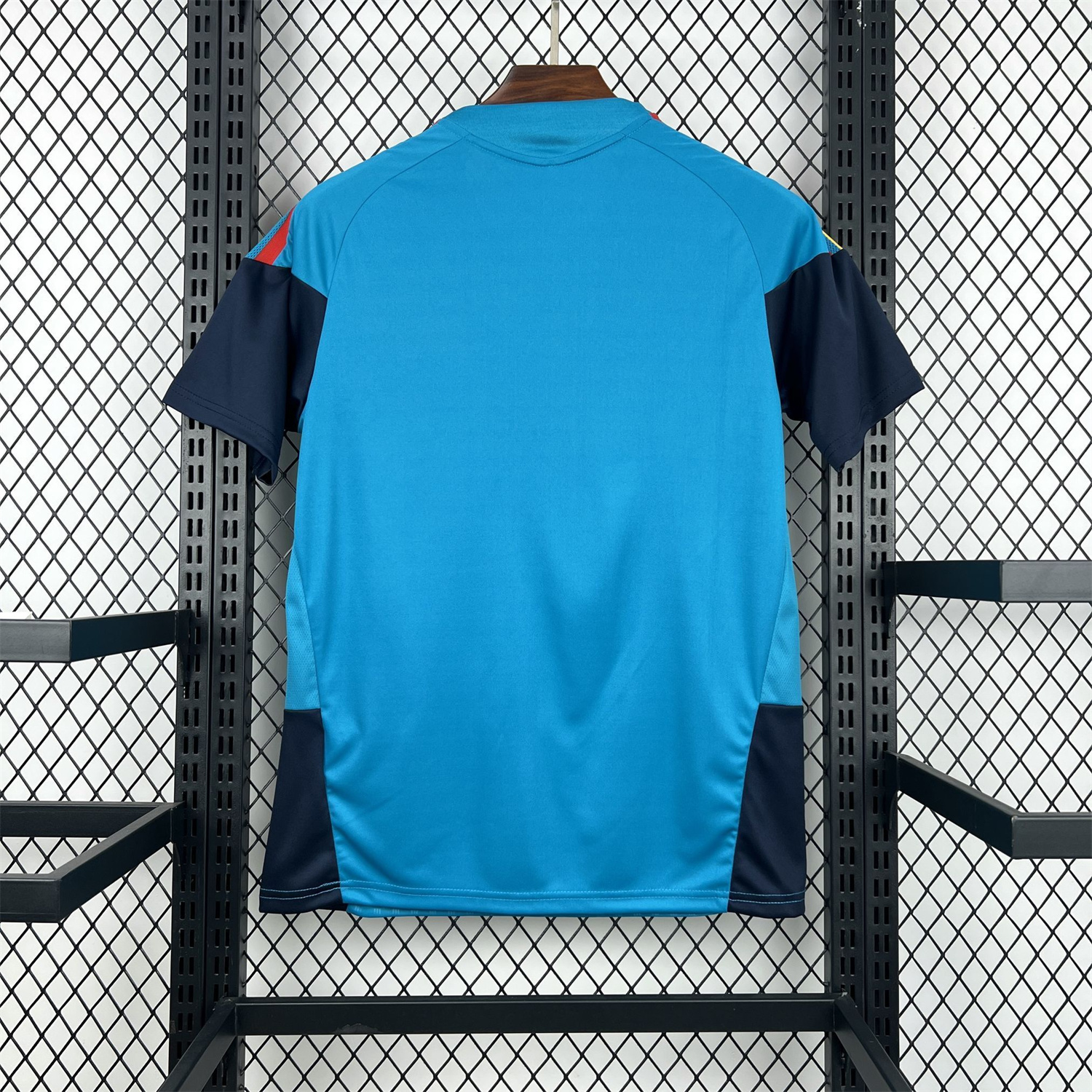 AlphaJersey-Spain 2026 Lake Blue Pre-Match Training Jersey - Fans Version