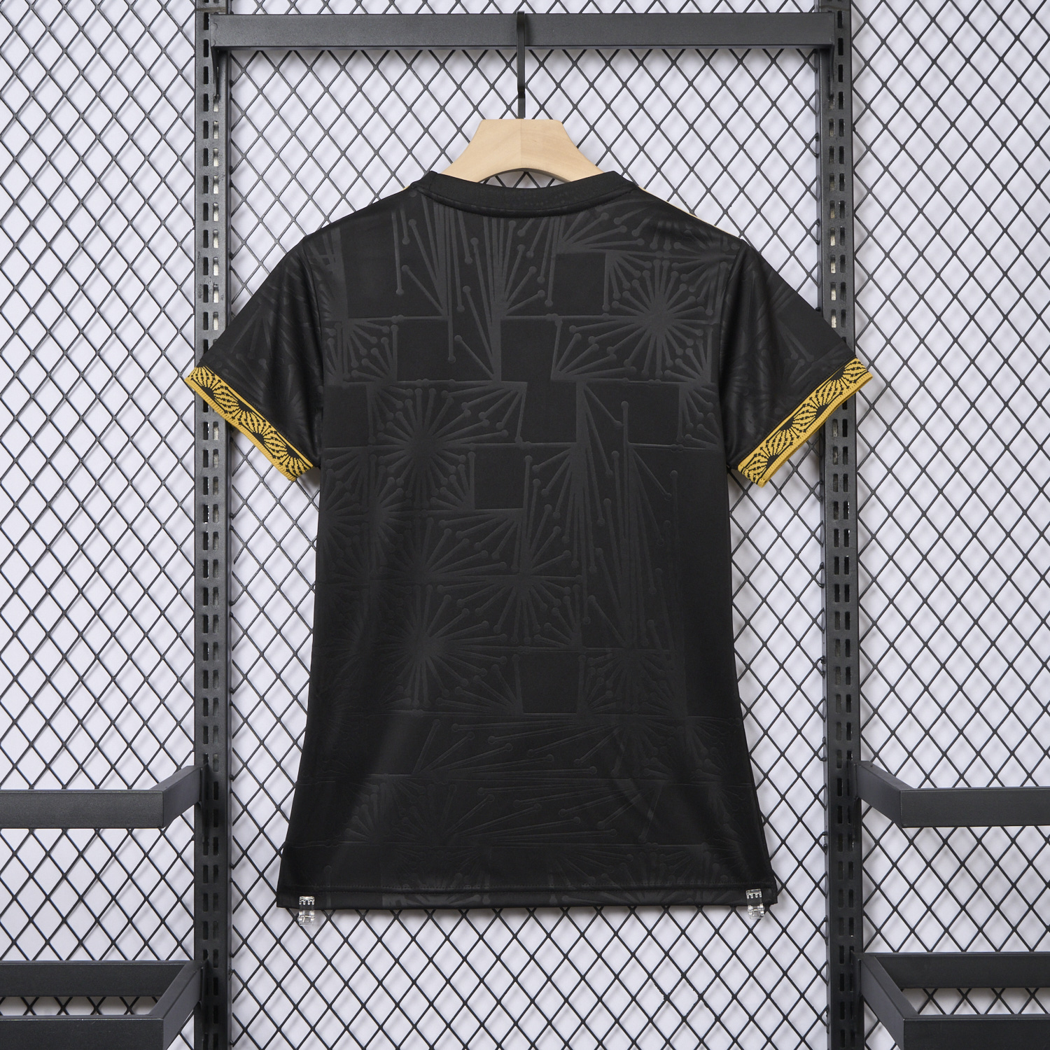 AlphaJersey-Women's Mexico 2025 Gold Cup Black Jersey - Fans Version