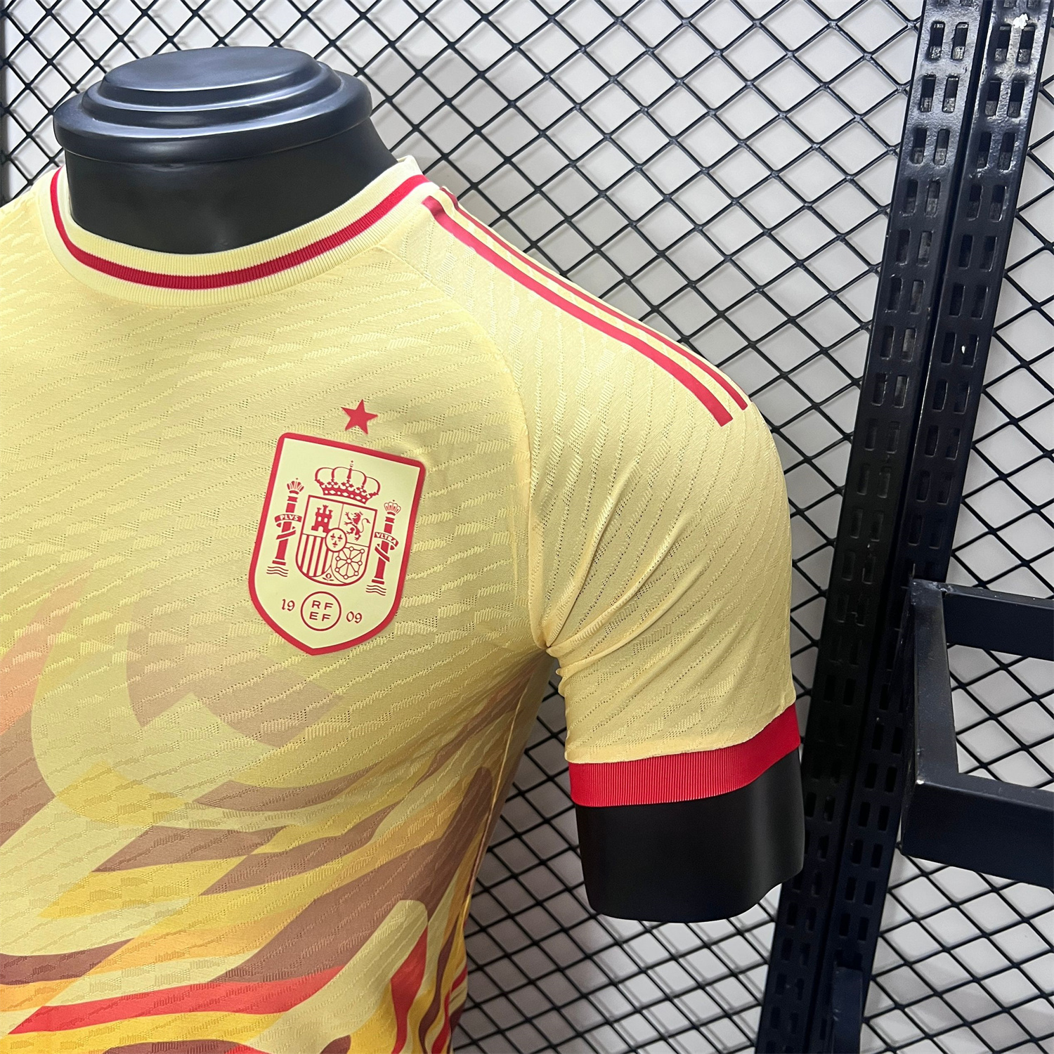 AlphaJersey-Spain 2024 Yellow Special Edition Jersey - Player Version