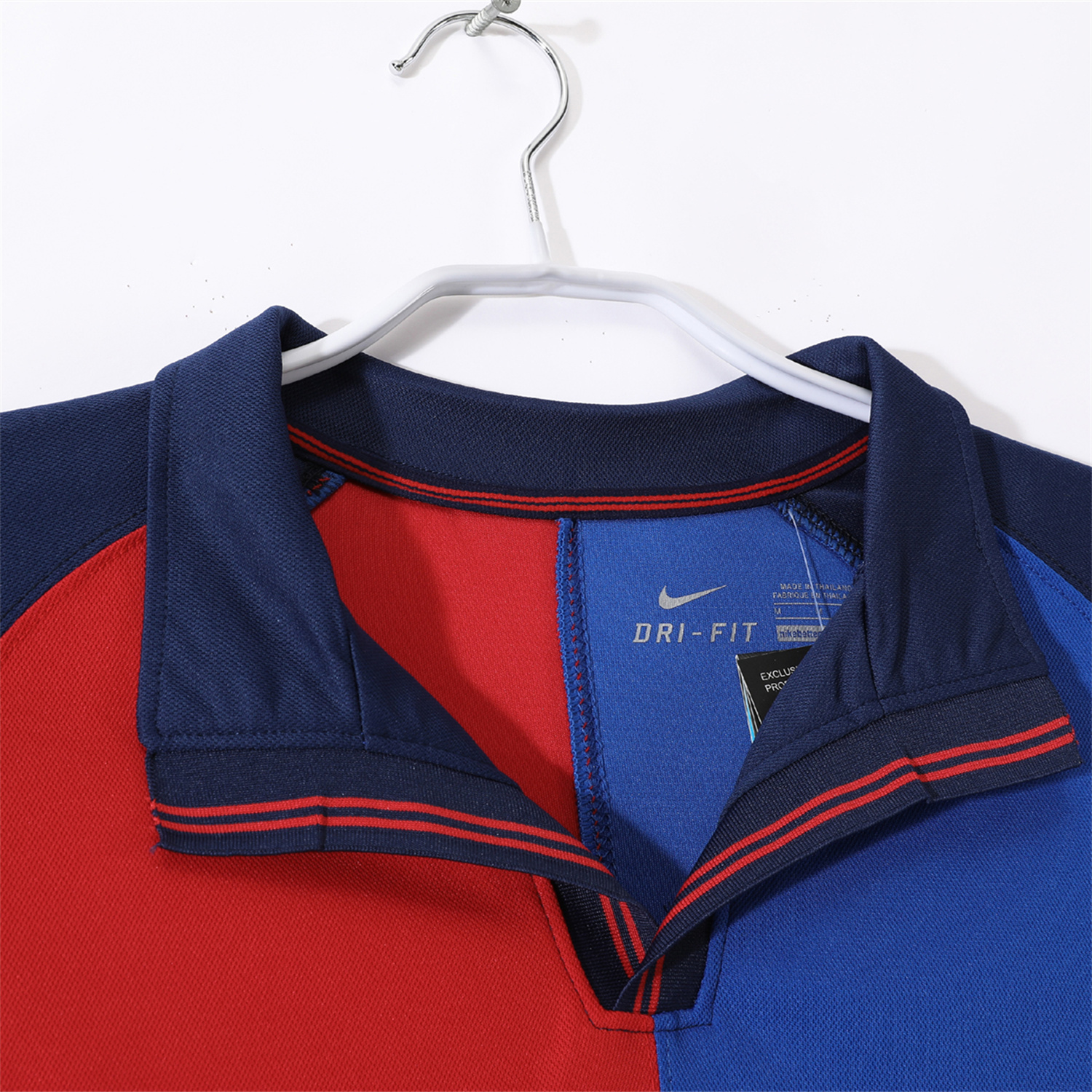 AlphaJersey-Retro Barcelona 99-00 Home Long Sleeves Jersey