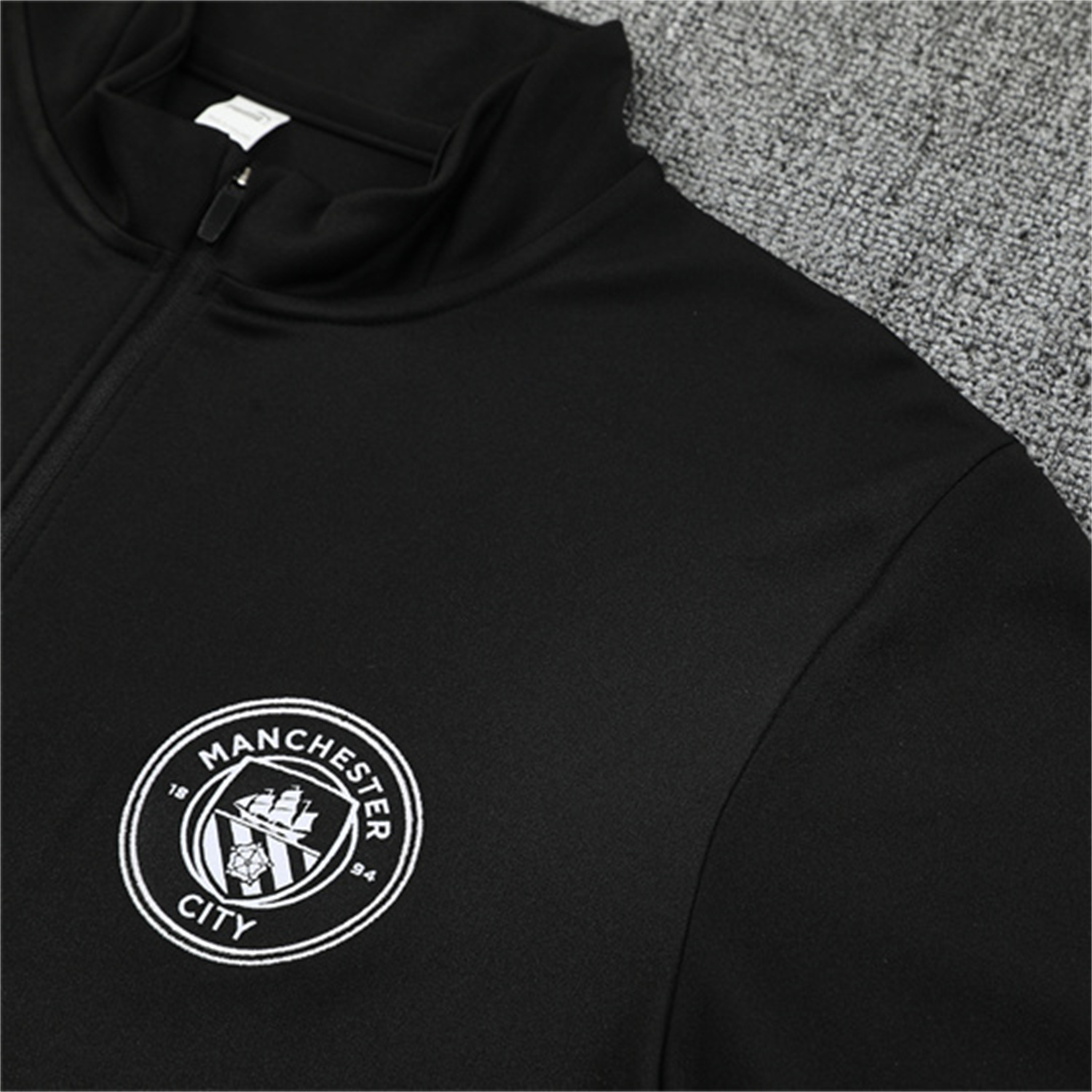 AlphaJersey-Manchester City 25-26 Long Sleeve Training Set - Black Top & Black Pants
