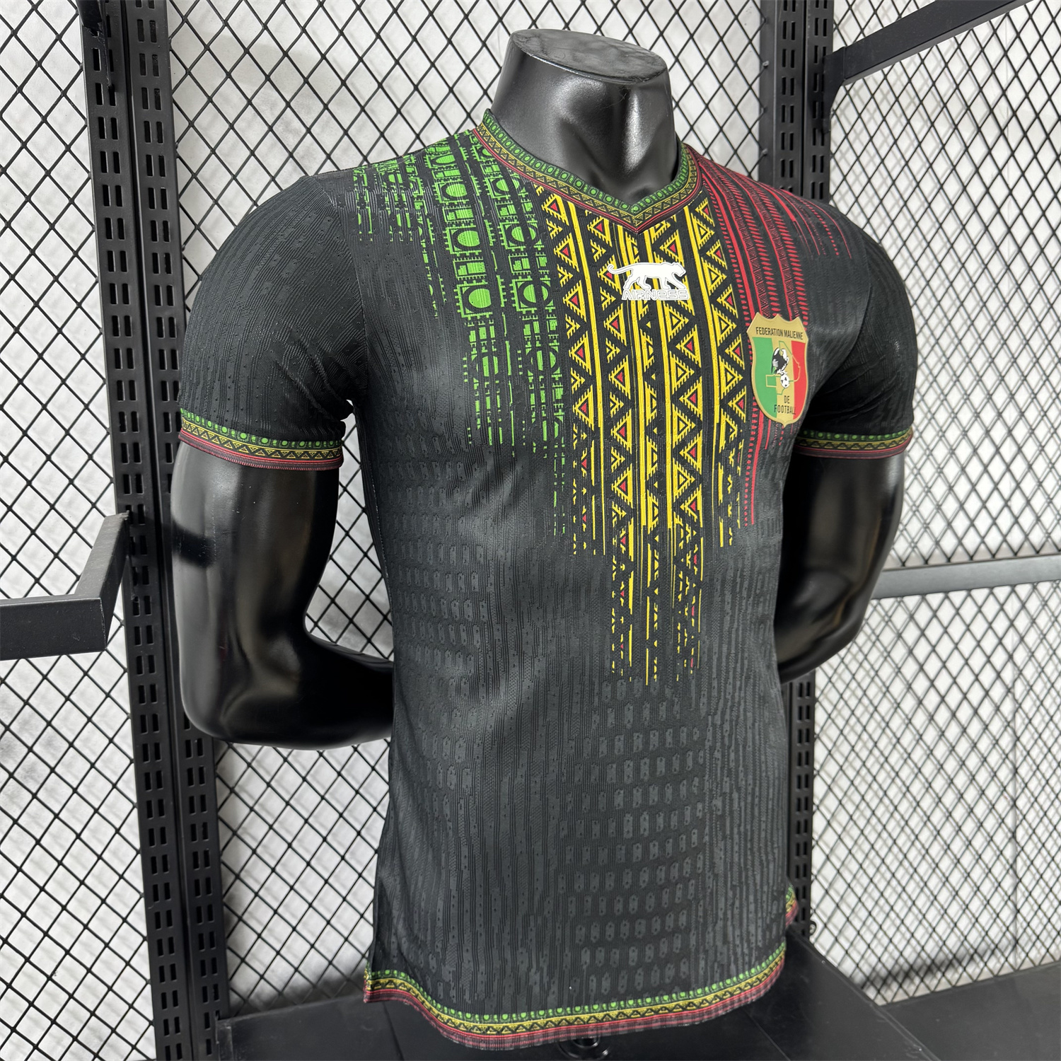 AlphaJersey-Mali 2025 Third Black Jersey - Player Version