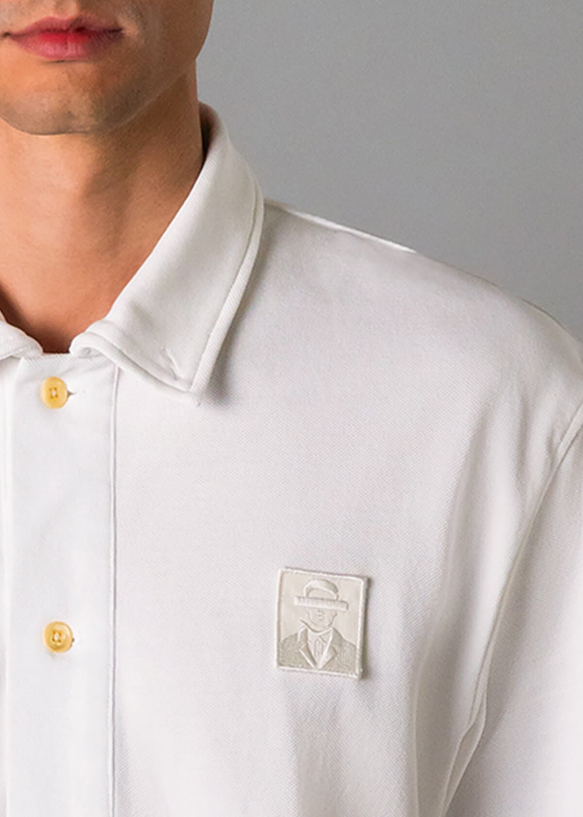 Pique Polo White | Modern Menswear by yycbvcnbmmnbm