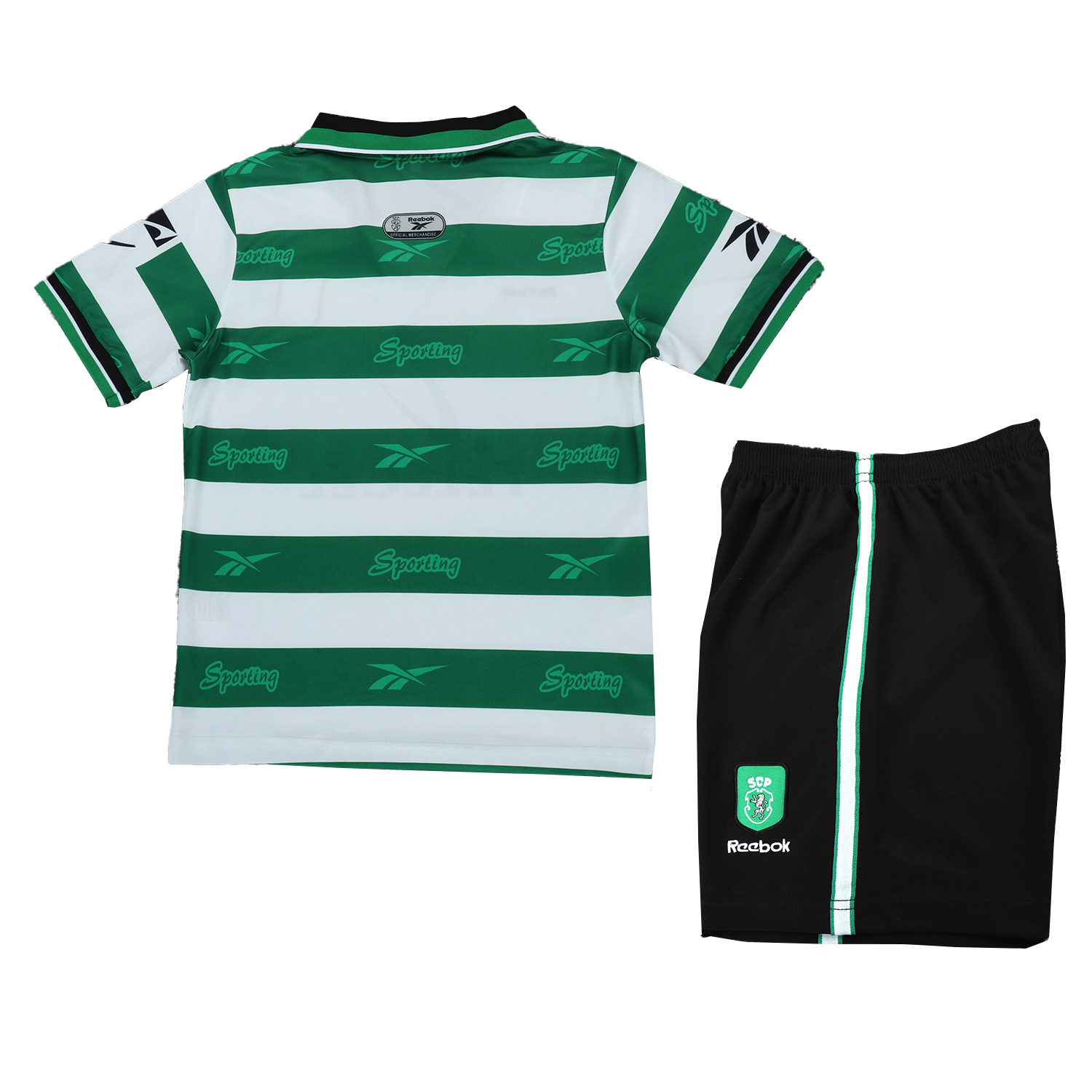 AlphaJersey-Retro Sporting CP 1999-00 Home Kids Kit
