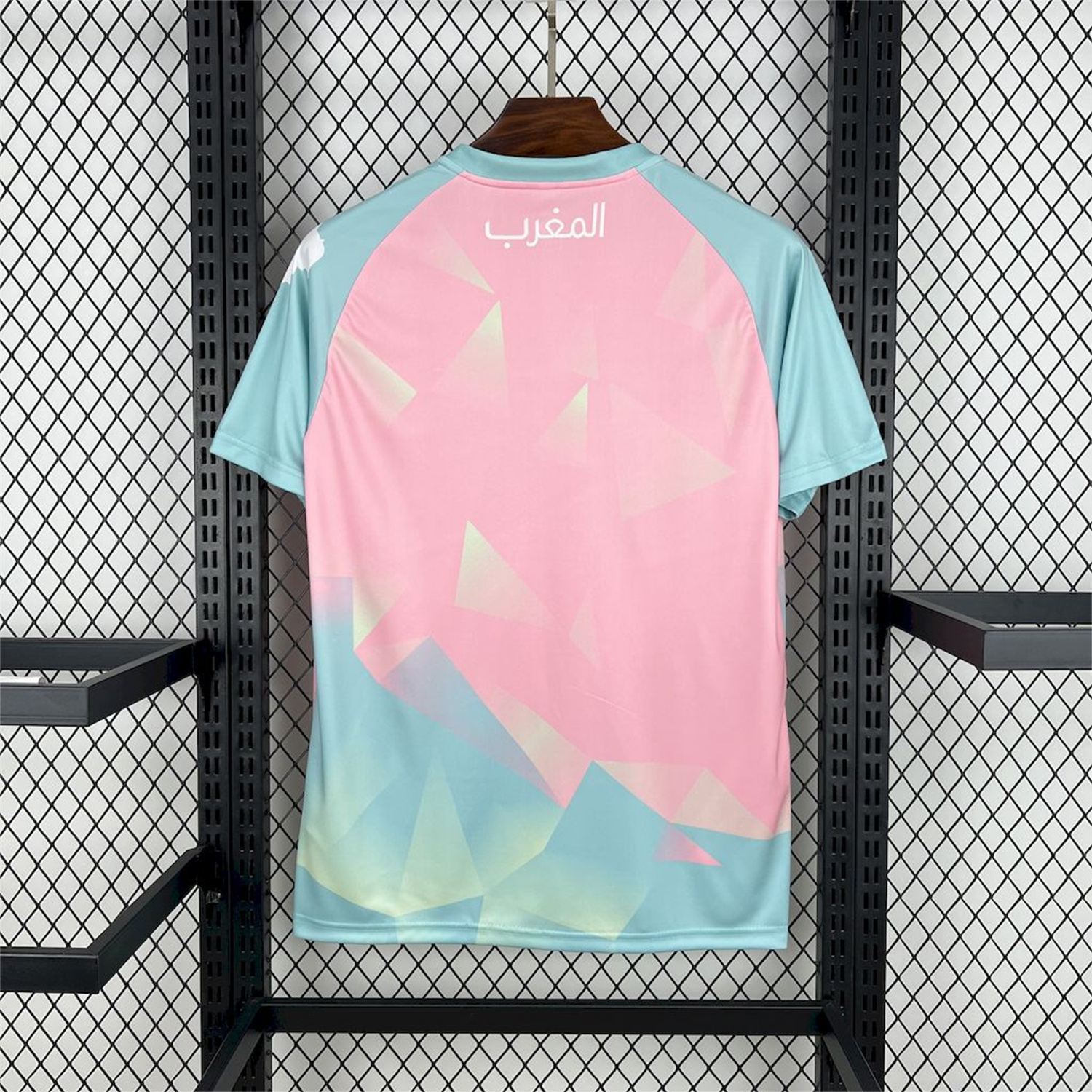 AlphaJersey-Morocco 25-26 Pink Blue Special Edition Jersey - Fans Version