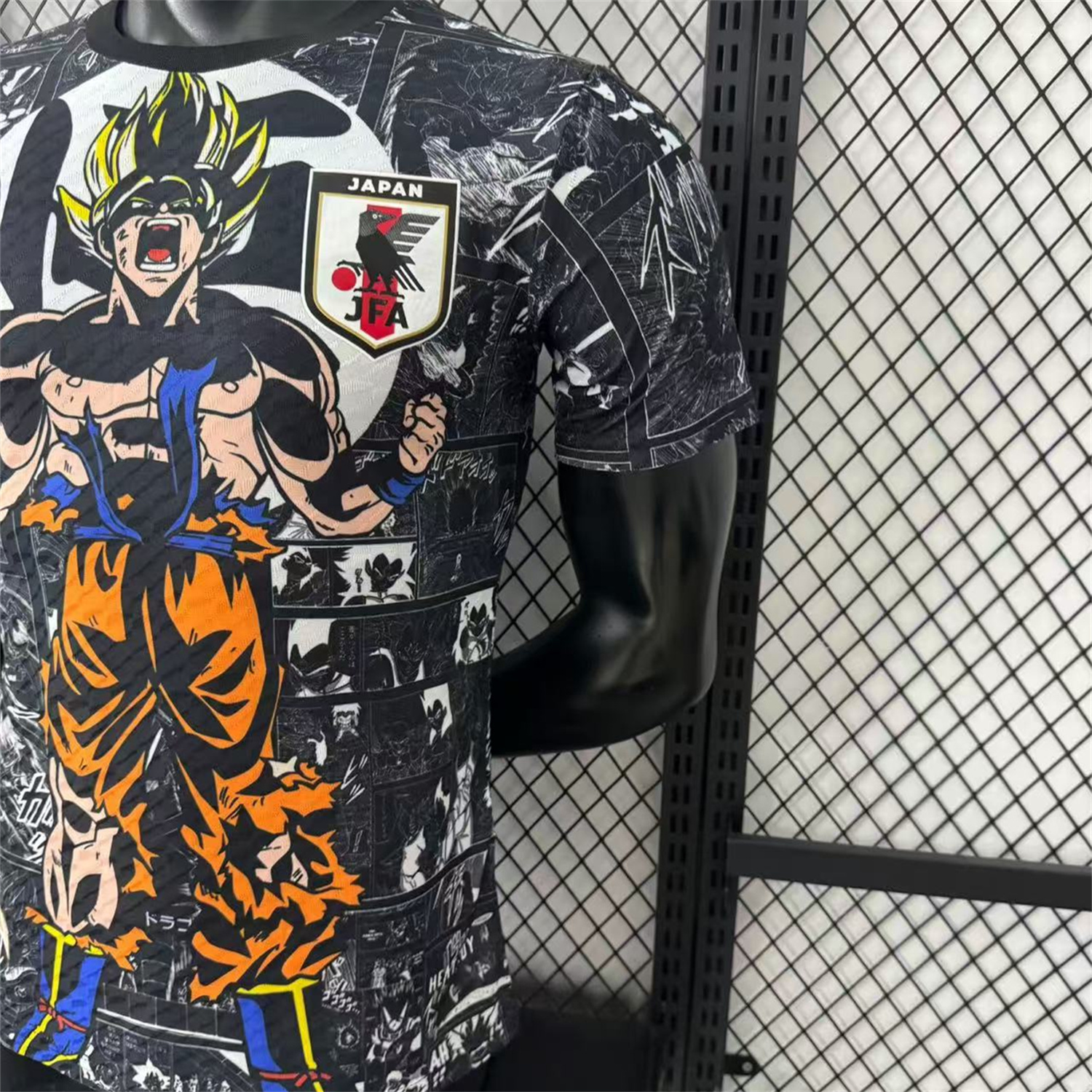 AlphaJersey-Japan 25-26 Muscle Saiyan Black Special Jersey - Player Version