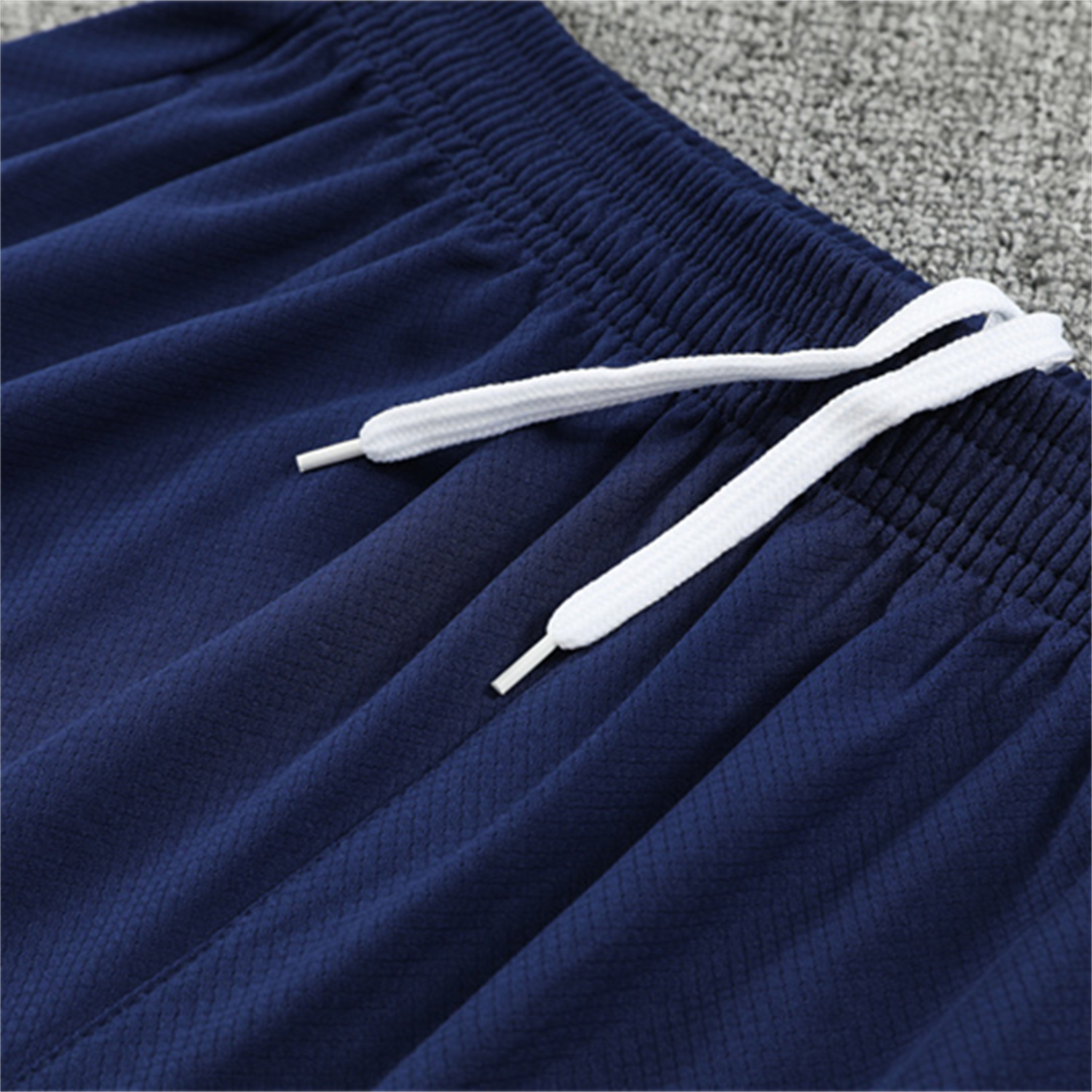 AlphaJersey-Barcelona 25-26 Short-Sleeve Training Set - Red Blue Line Top & Blue Shorts