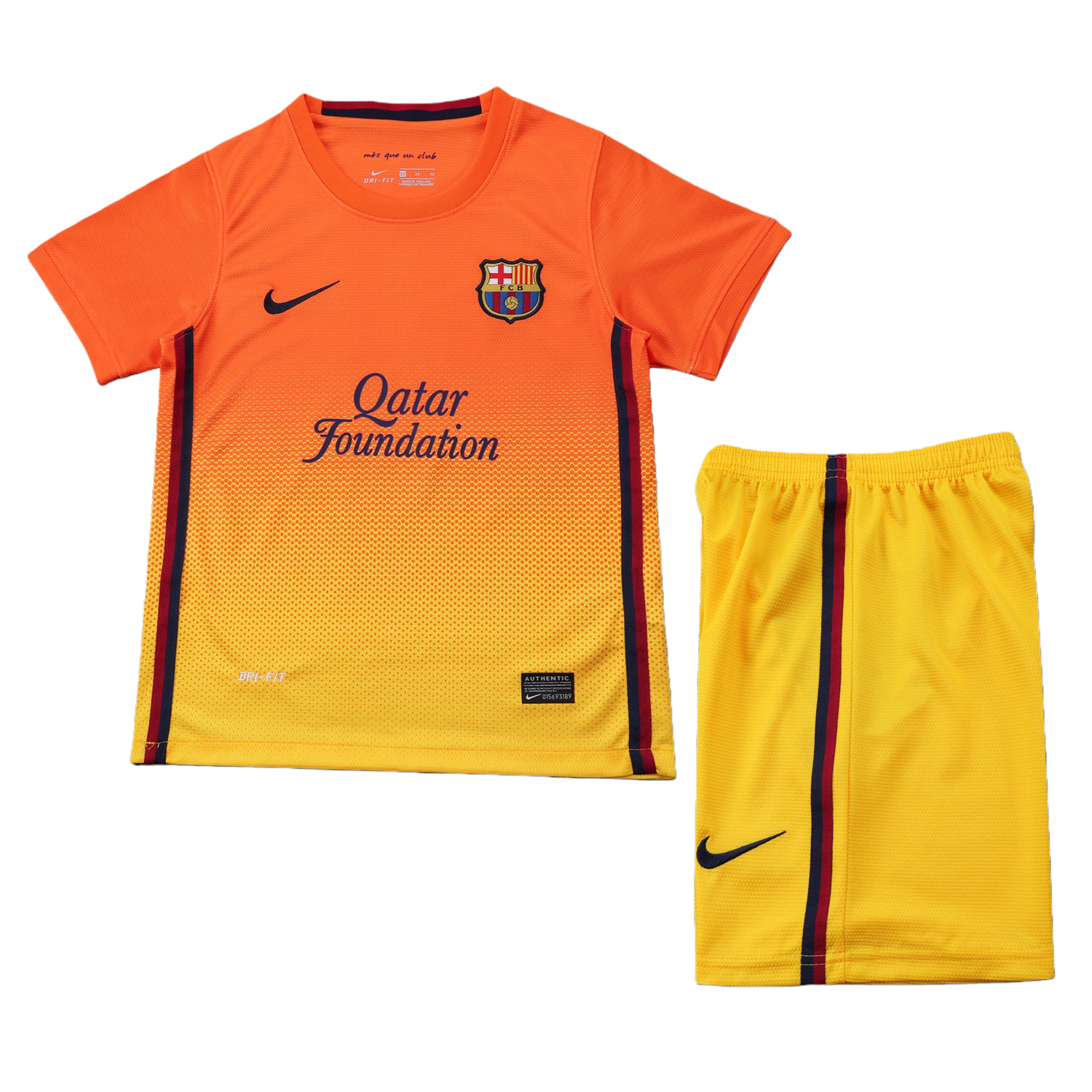 AlphaJersey-Retro Barcelona 2012-13 Away Kids Kit