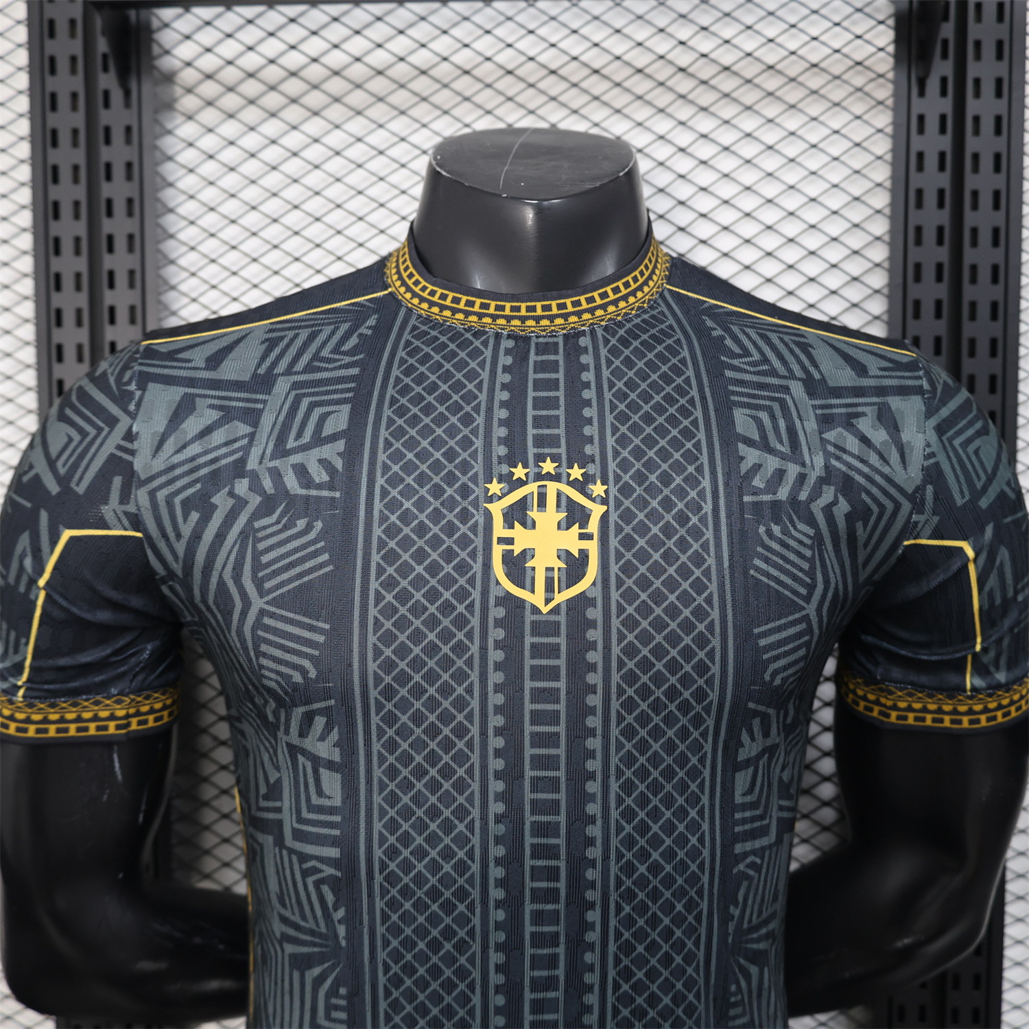 AlphaJersey-Brazil 2026 COMMA Black Neymar Special Jersey - Player Version