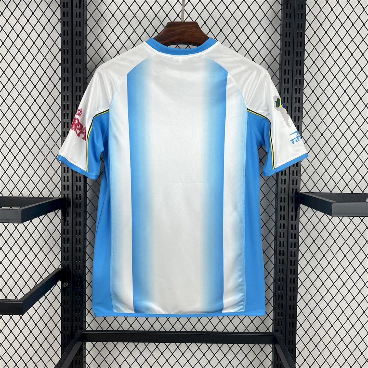AlphaJersey-Retro Paysandu 2003 Third Blue Stripe Jersey