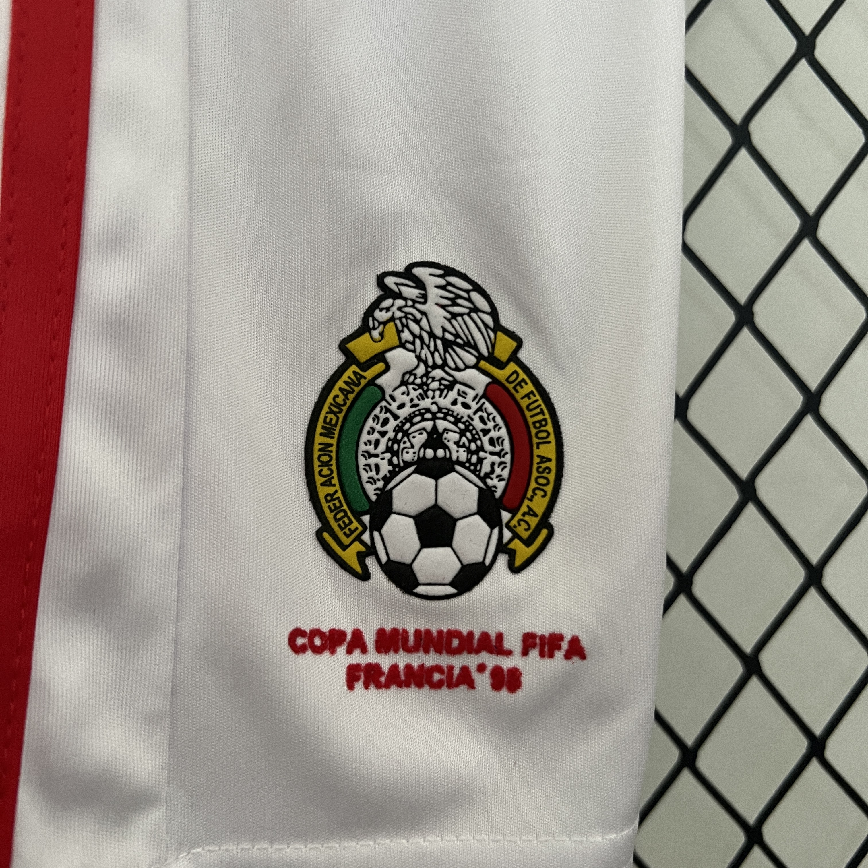 AlphaJersey-Retro Mexico 1998 Home Stadium Kids Kit