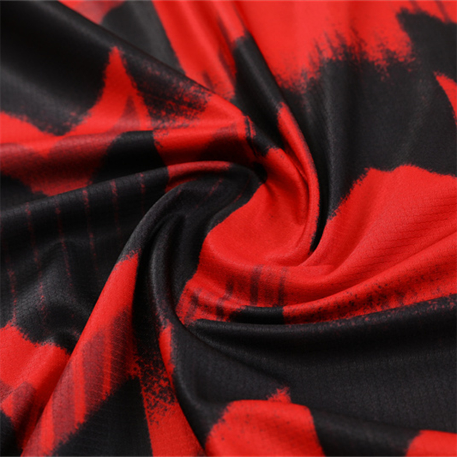 AlphaJersey-Manchester United 25-26 Short-Sleeve Training Set - Red Camouflage Top & Black Shorts