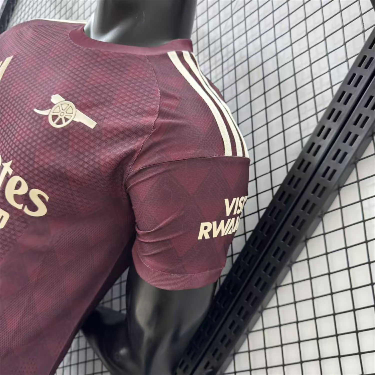 AlphaJersey-Arsenal 26-27 Yellow Sponsors Wine Red Special Jersey - Player Version