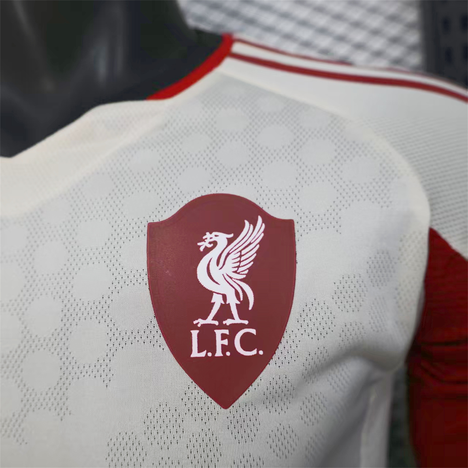 AlphaJersey-Liver.pool 25-26 Away Beige Long Sleeves Jersey - Player Version