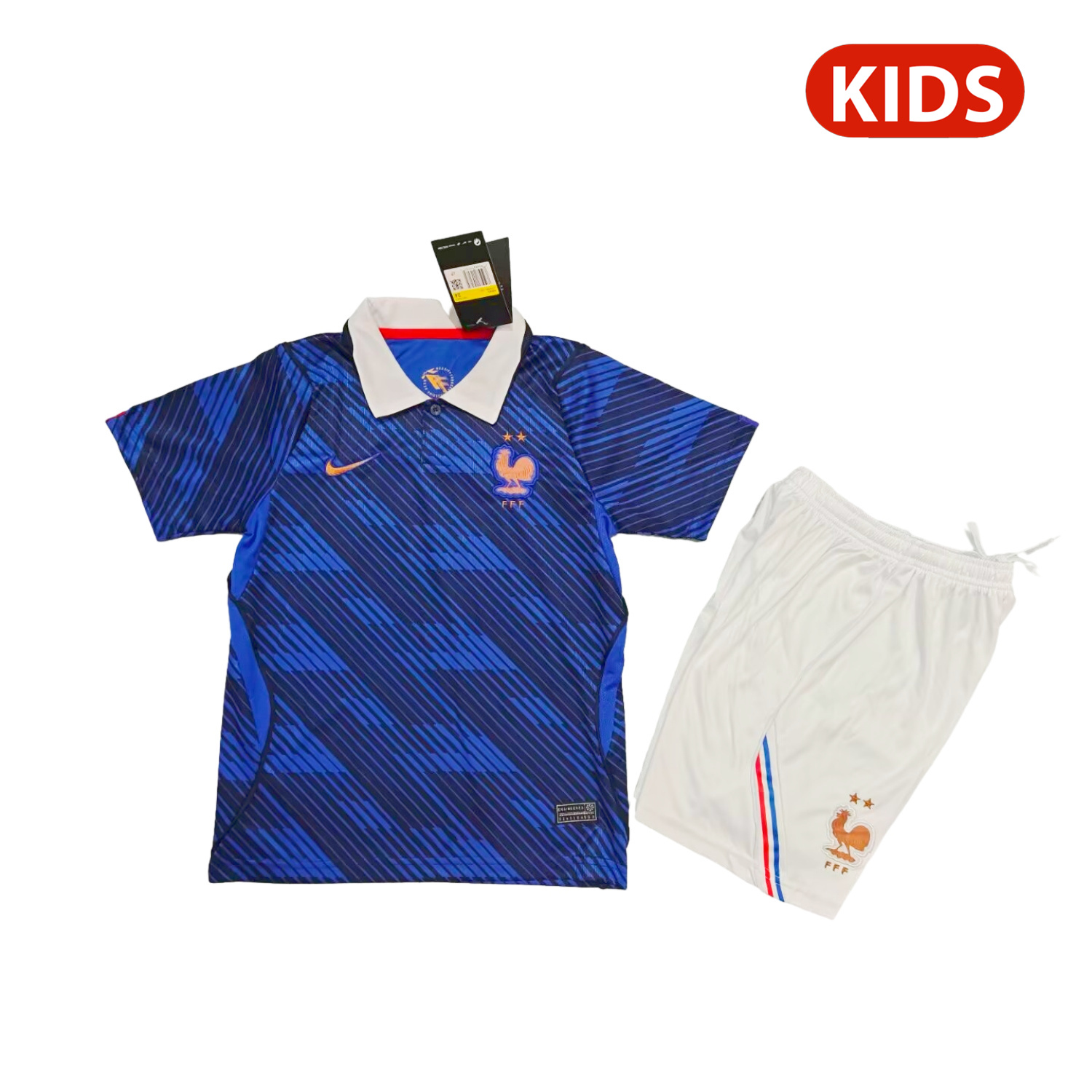 AlphaJersey-France 2026 Home Kids Kit