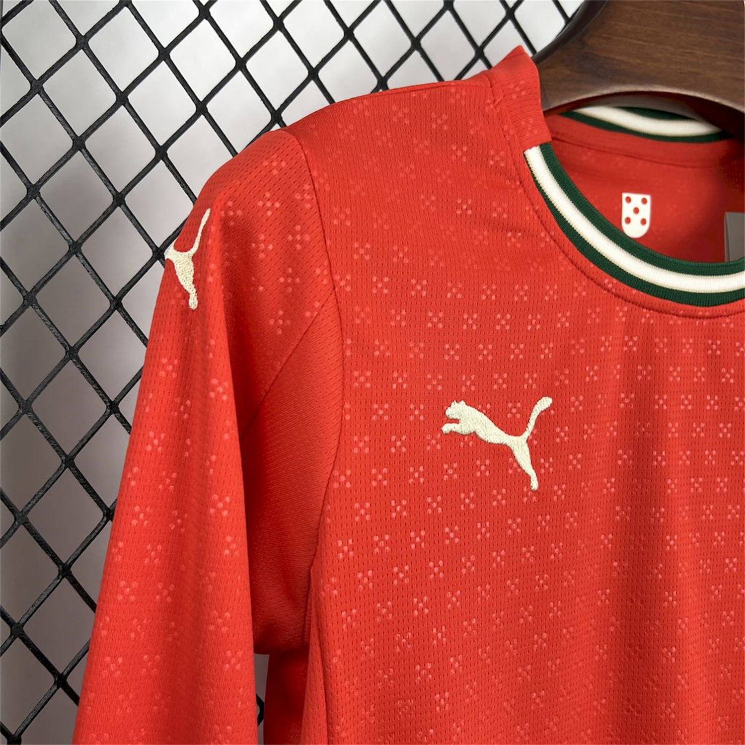 AlphaJersey-Portugal 2025-26 Home Long Sleeves Kids Kit