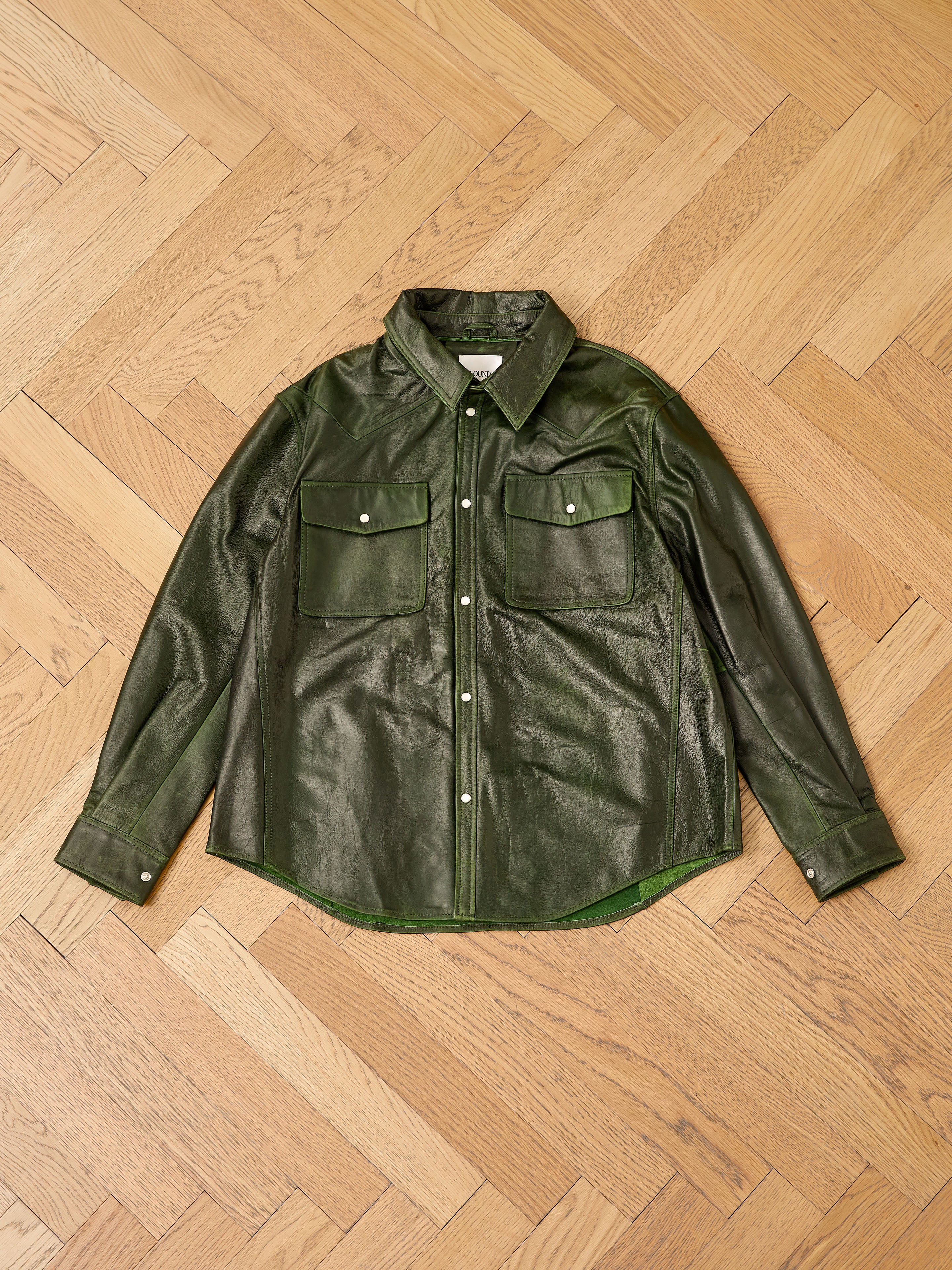 Forest Leather Western Shirt | Modern Menswear by yycbvcnbmmnbm