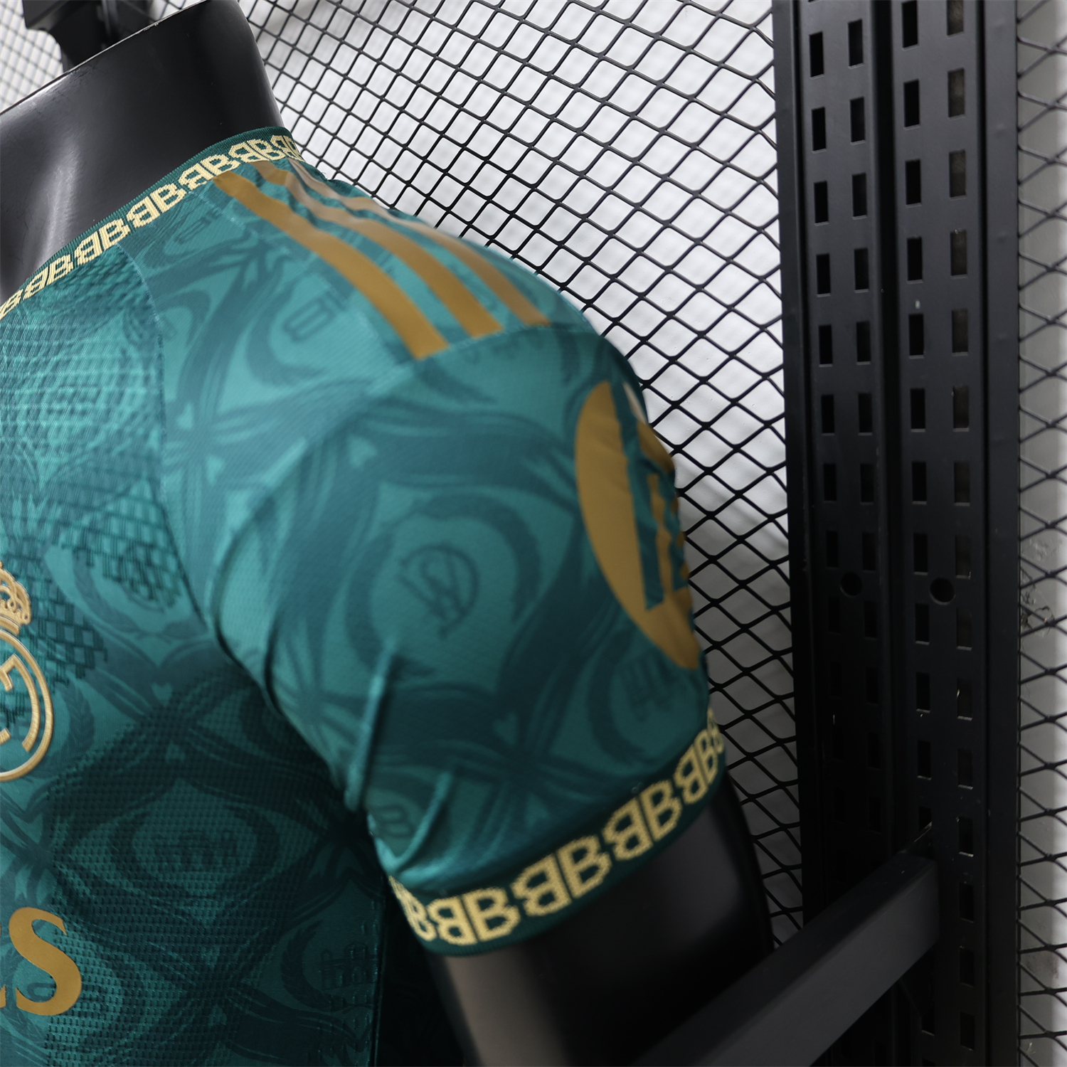 AlphaJersey-Real Madrid 25-26 Dark Green Logos Special Jersey - Player Version