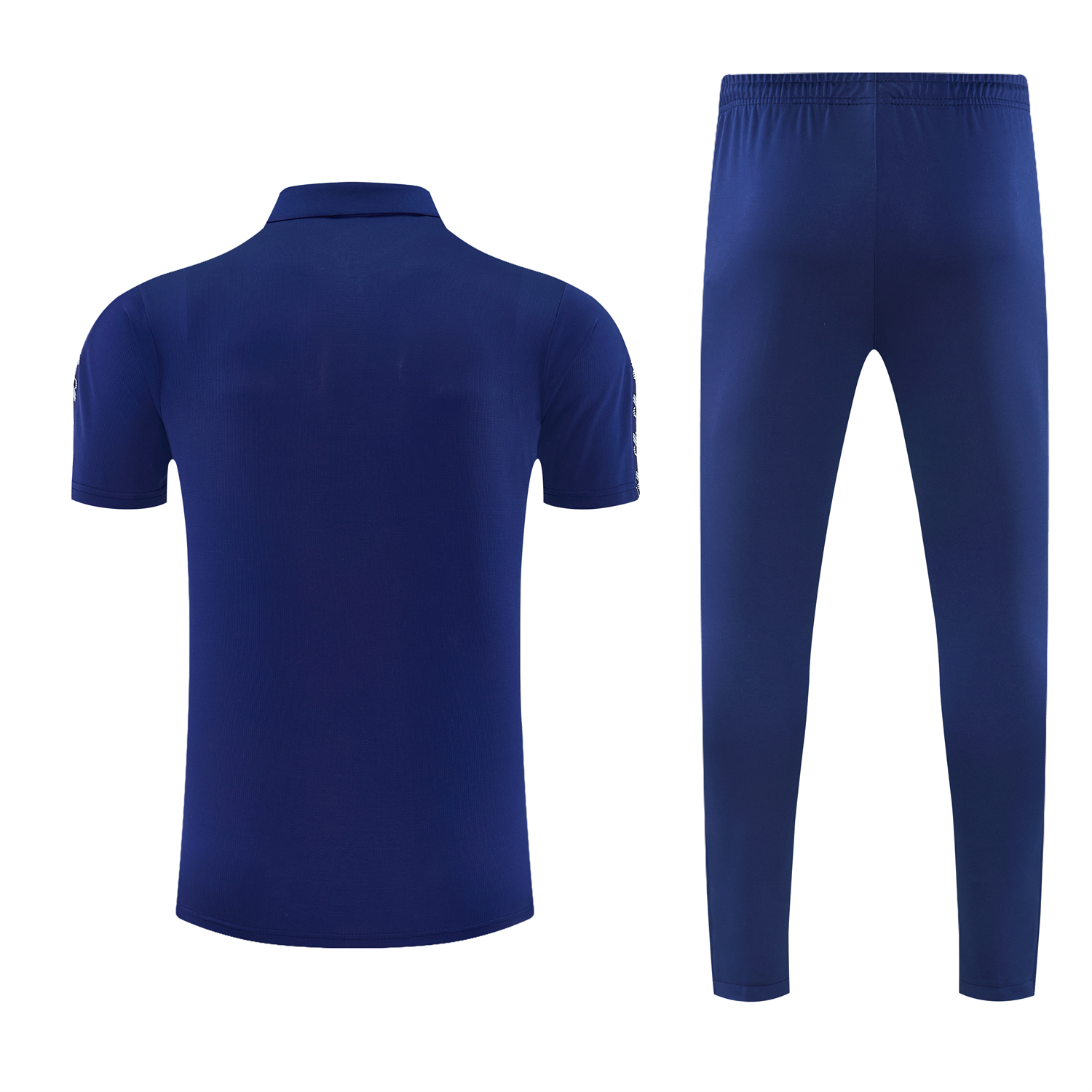 AlphaJersey-Manchester City 25-26 POLO Short-Sleeve Training Set - Dark Blue Top and Pants