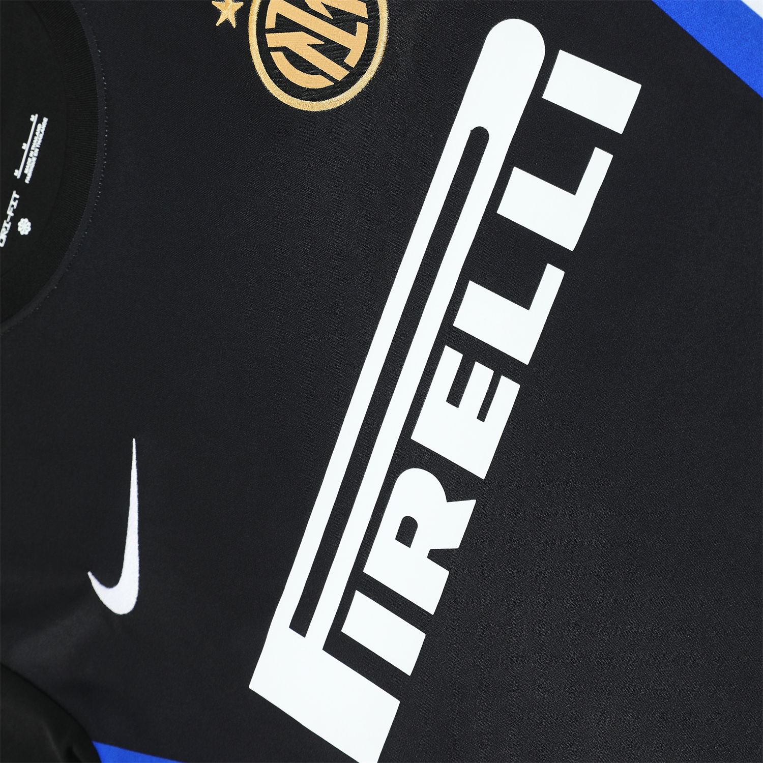 AlphaJersey-Inter Milan 25-26 Short-Sleeve Training Set - Black Top & Black Shorts