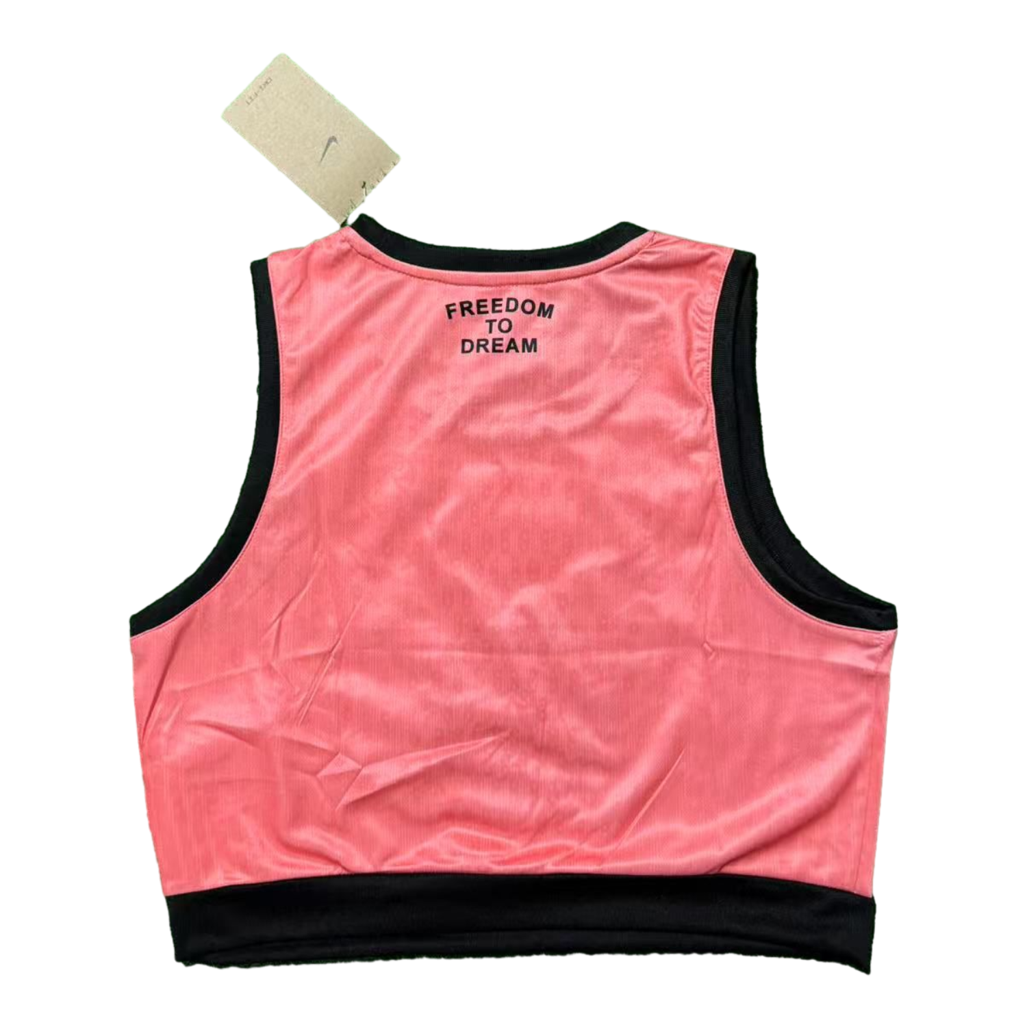 AlphaJersey-Women's Barcelona 25-26 Black Logo Pink Yoga Vest