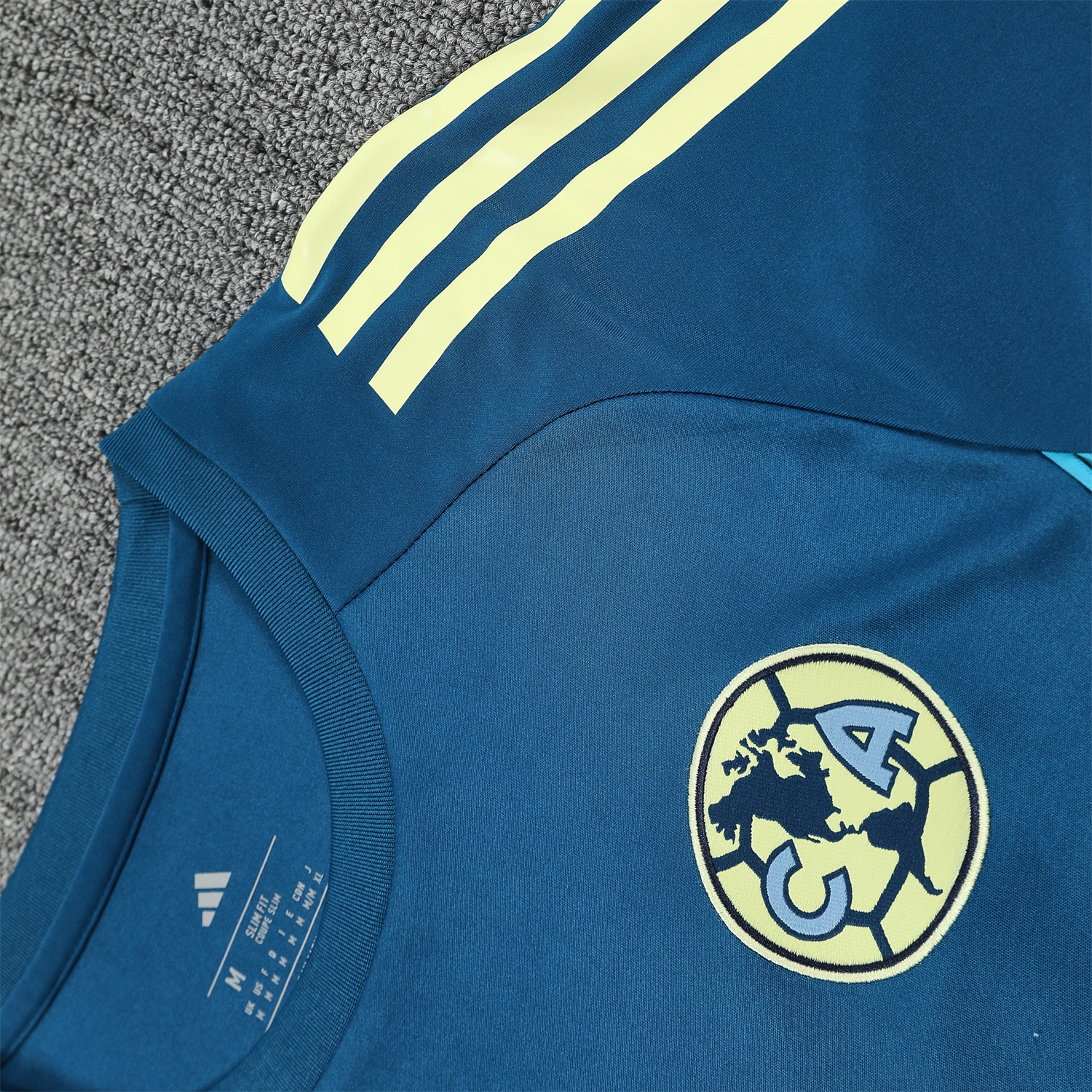 AlphaJersey-Club América 25-26 Short-Sleeve Training Set - Deep Blue Top & Deep Blue Shorts