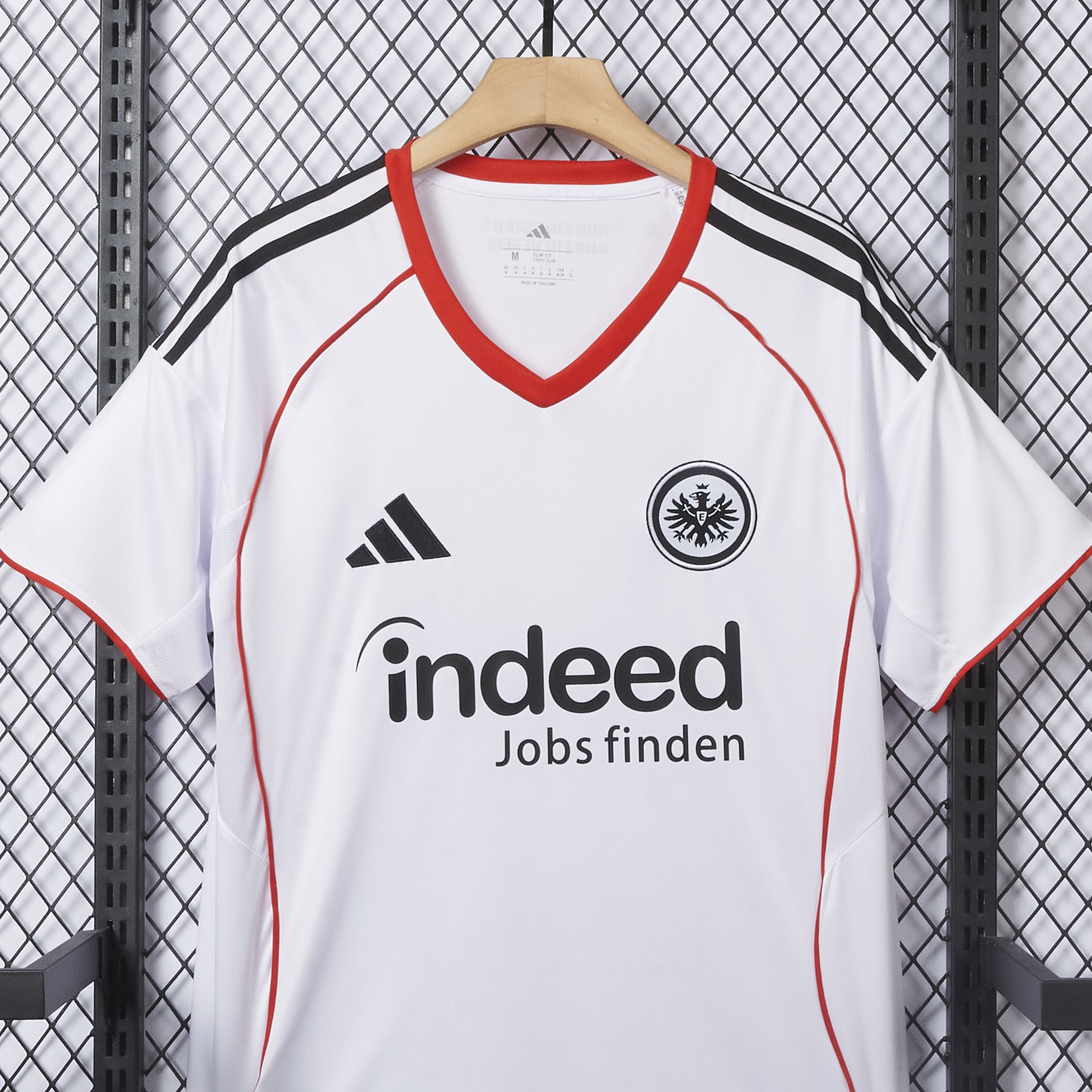 AlphaJersey-Frankfurt 25-26 Away White Jersey - Fans Version