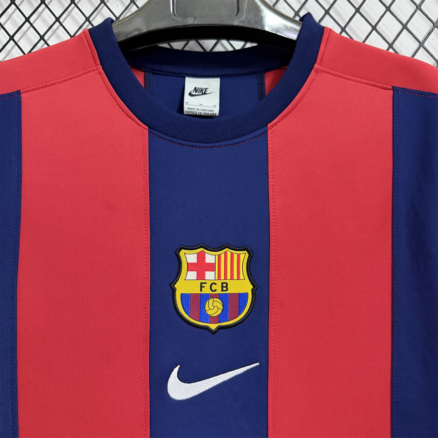 AlphaJersey-Barcelona 25-26 Red And Blue Unisex Pullover Hoodie
