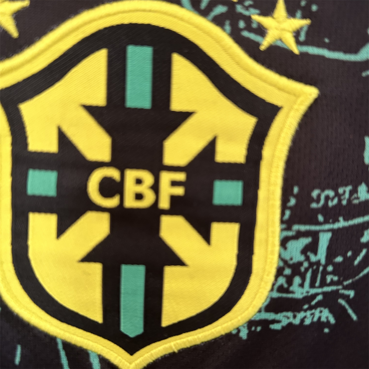 AlphaJersey-Brazil 2024 Black and Green Church Jersey - Fans Version