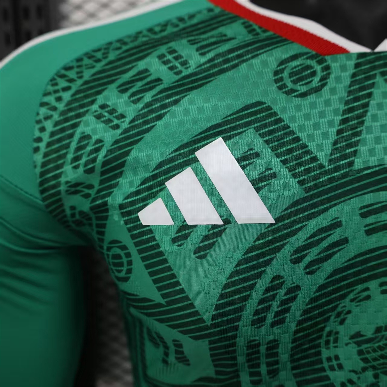 AlphaJersey-Mexico 2026 Home Long Sleeves Jersey - Player Version