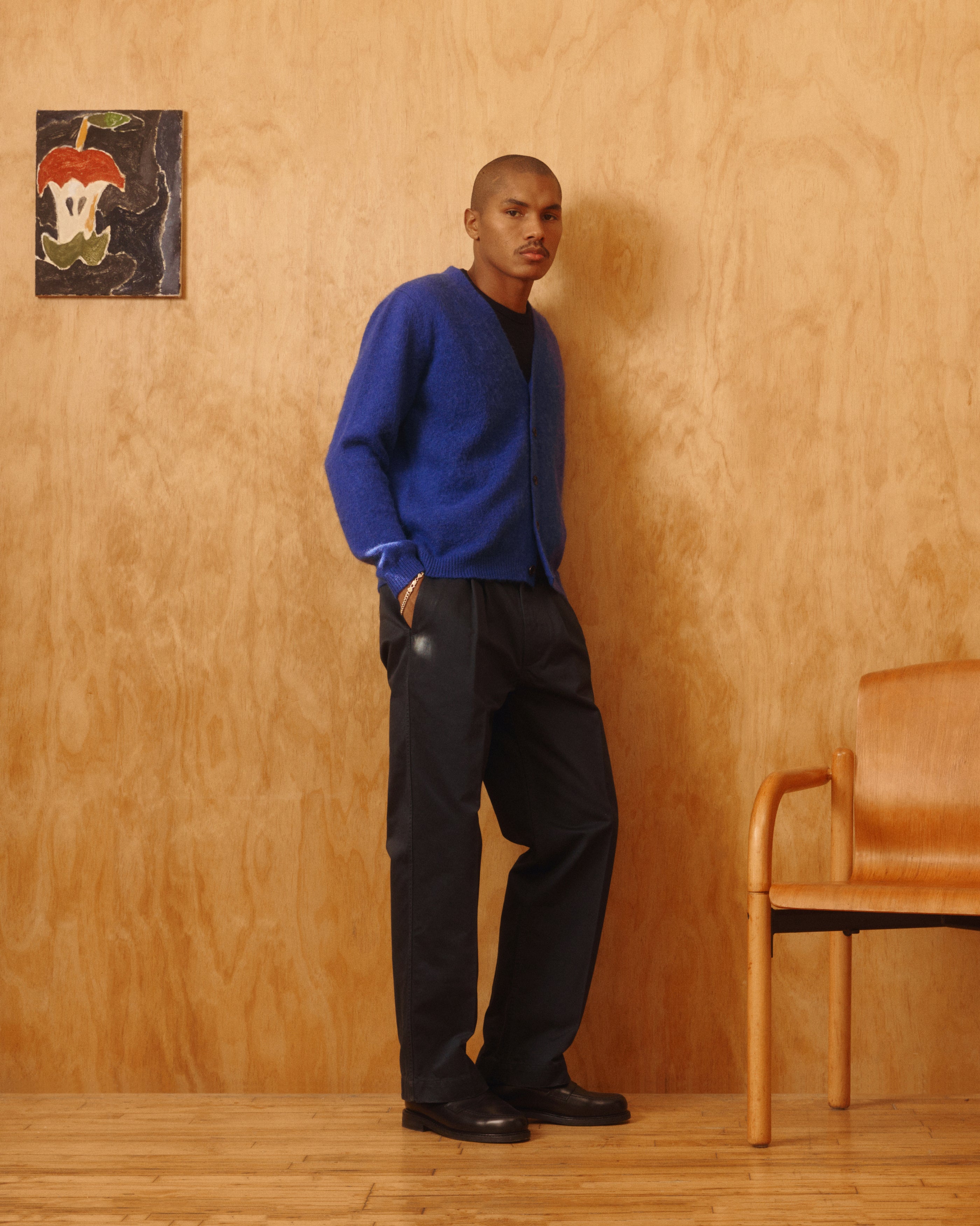 Amos Alpaca Cardigan | Modern Menswear by yycbvcnbmmnbm