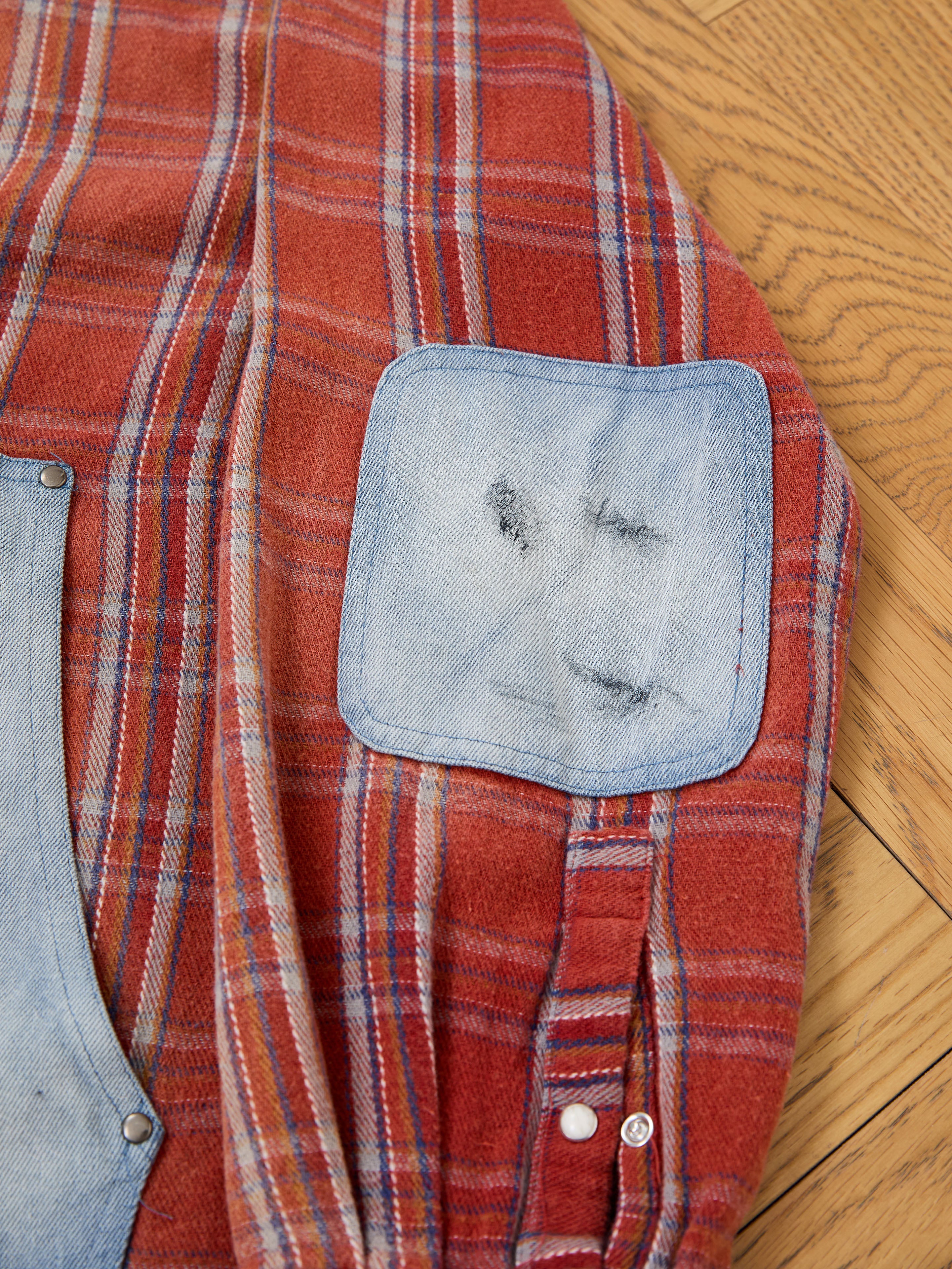 Plaid Denim Shirt | Modern Menswear by yycbvcnbmmnbm
