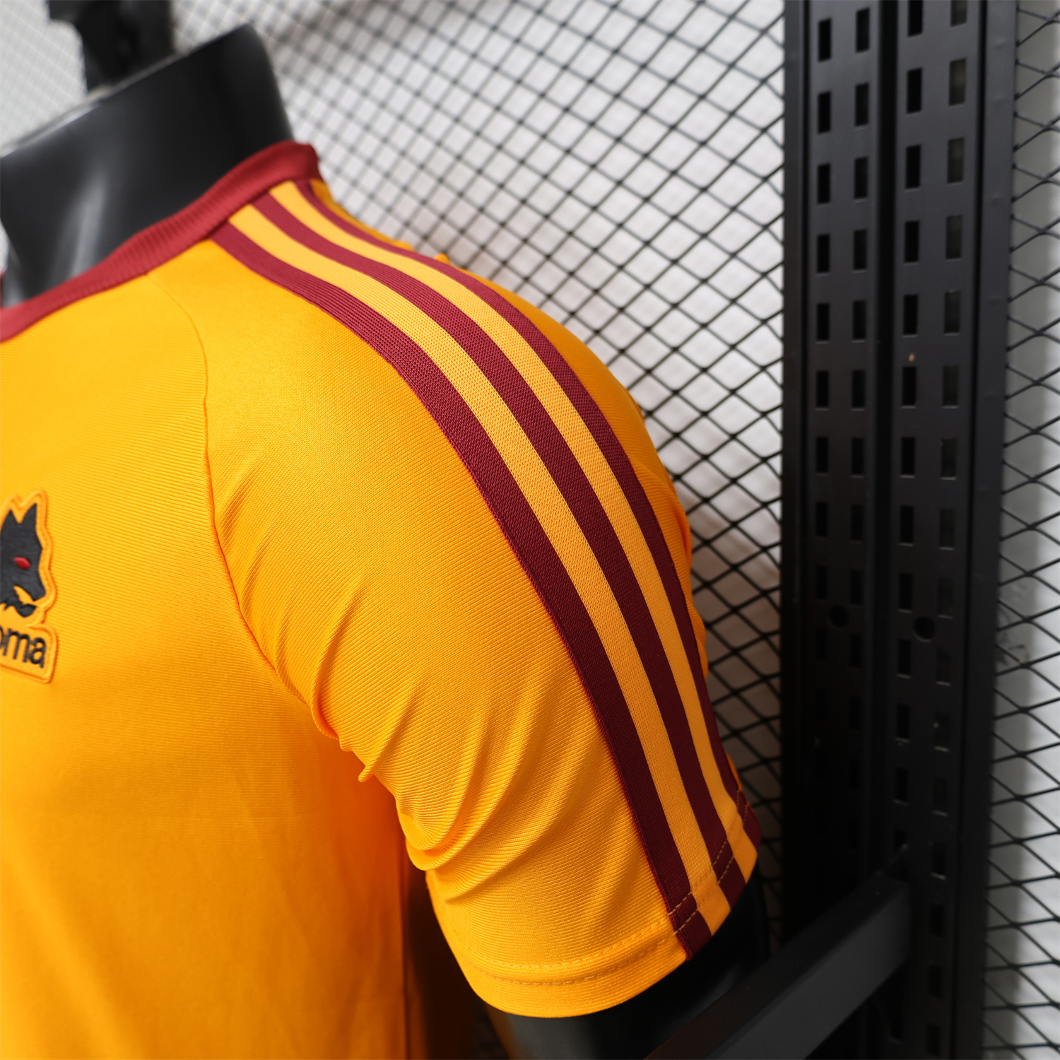 AlphaJersey-AS Roma 25-26 Retro Casual Style Orange Special Jersey - Player Version