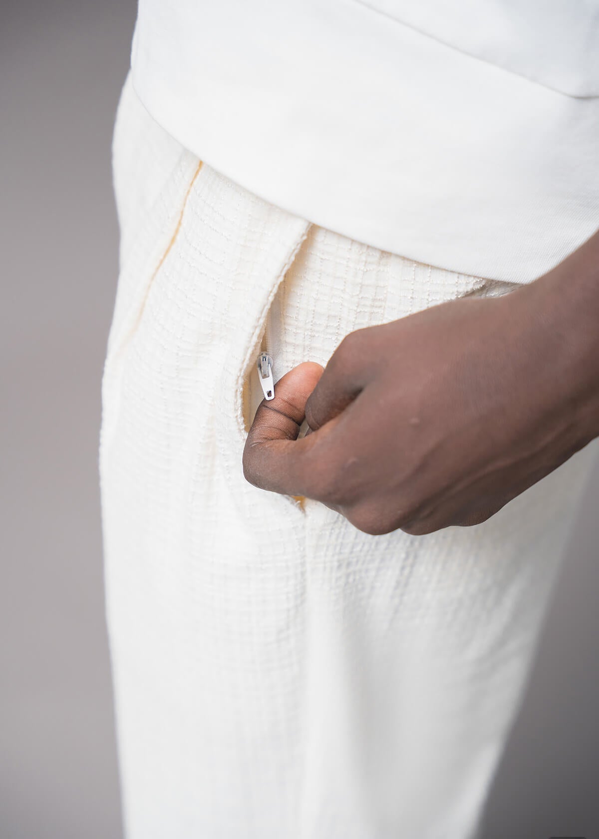Off White Grid Pant: Boxer Fit | Modern Menswear by yycbvcnbmmnbm