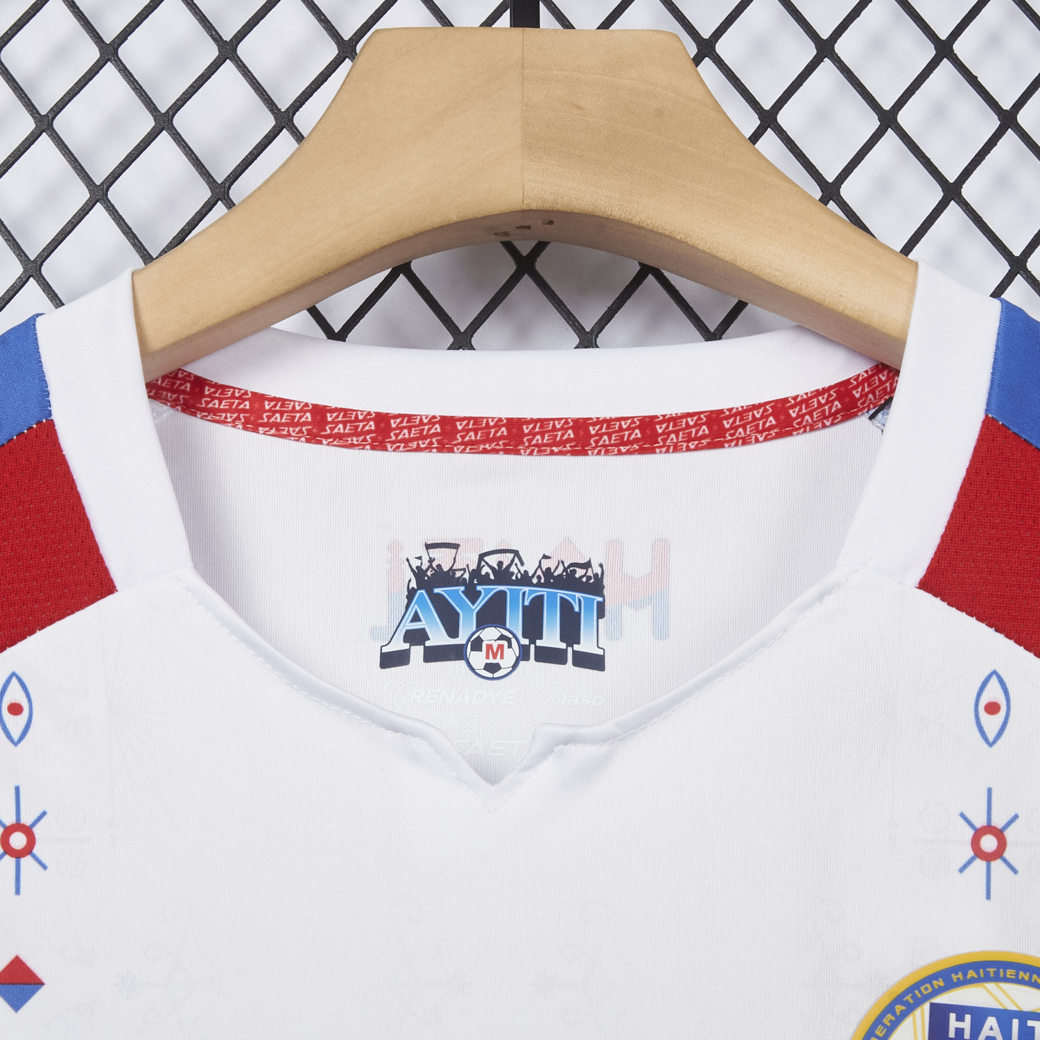 AlphaJersey-Haiti 25-26 Away White Jersey - Fans Version
