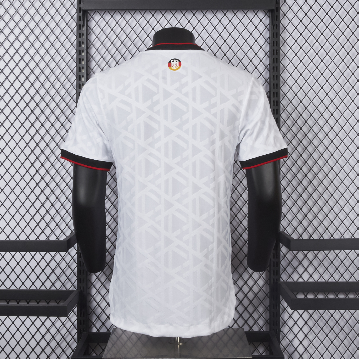 AlphaJersey-Germany 2026 Diagonal Stripes White Special Jersey - Player Version