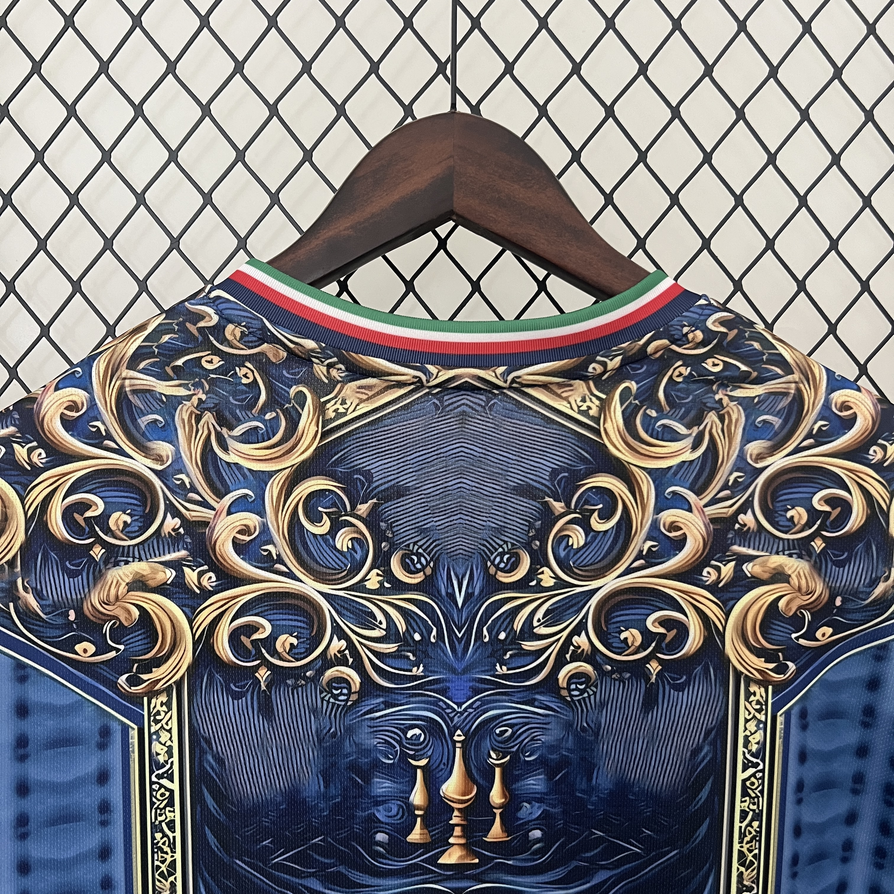 AlphaJersey-Italy 2024 Blue Mural Special Edition Jersey - Fans Version