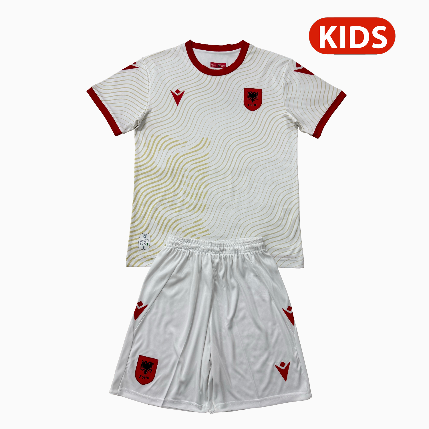 AlphaJersey-Albania 2026 Away Kids Kit