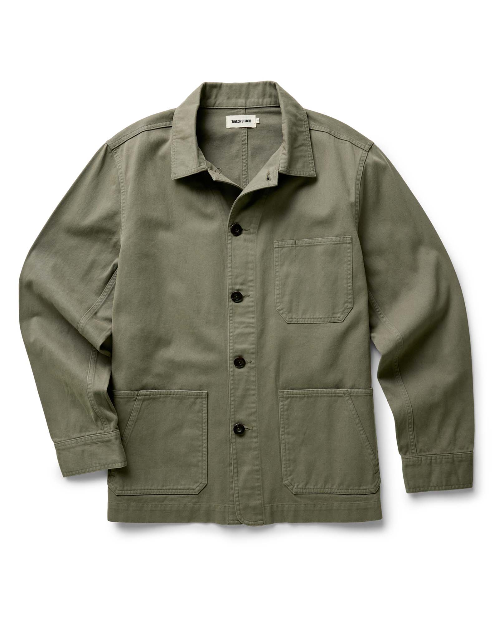 The Ojai Jacket in Organic Smoked Olive Foundation Twill | Modern Menswear by yycbvcnbmmnbm