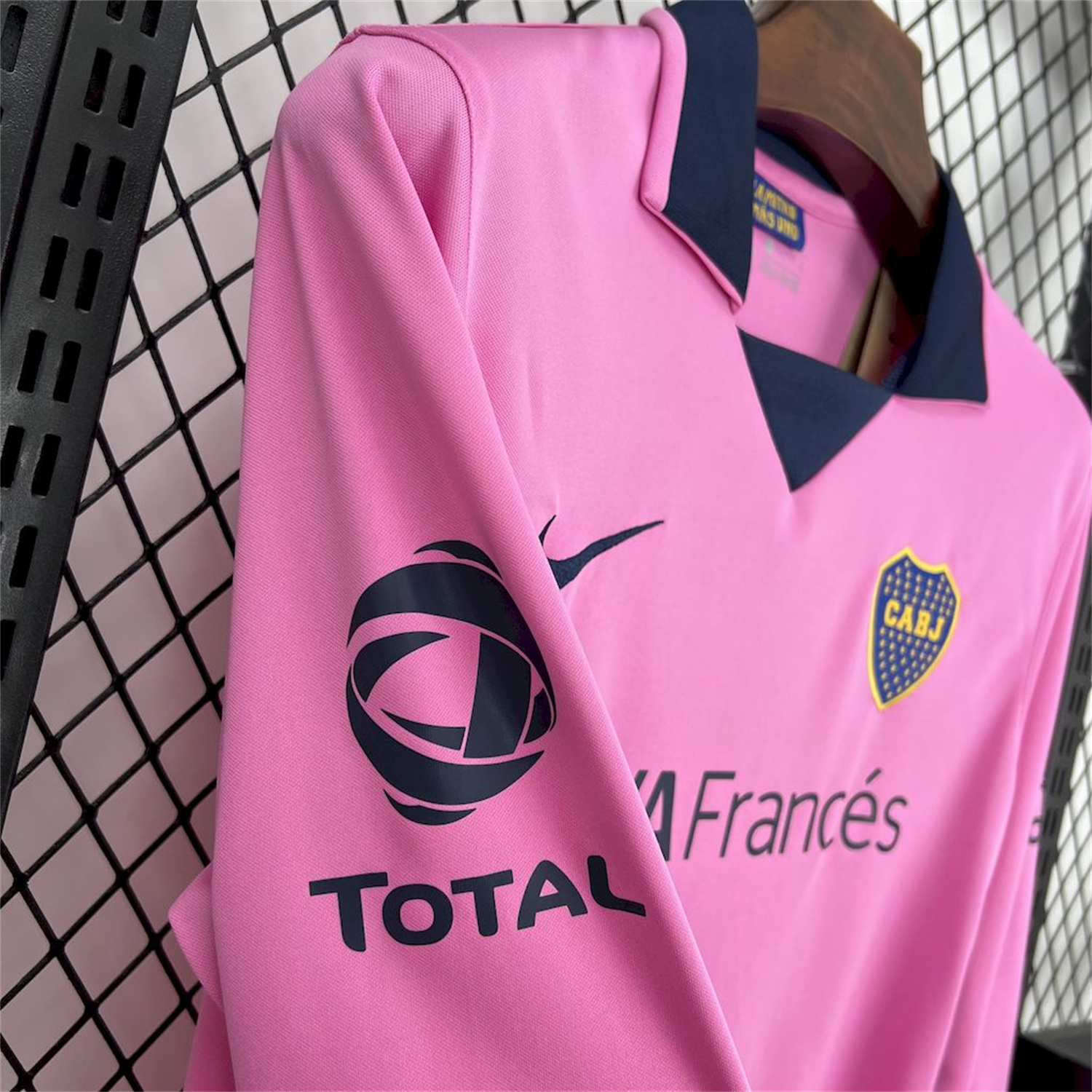 AlphaJersey-Retro Boca Juniors 2013-14 Away Long Sleeves Jersey