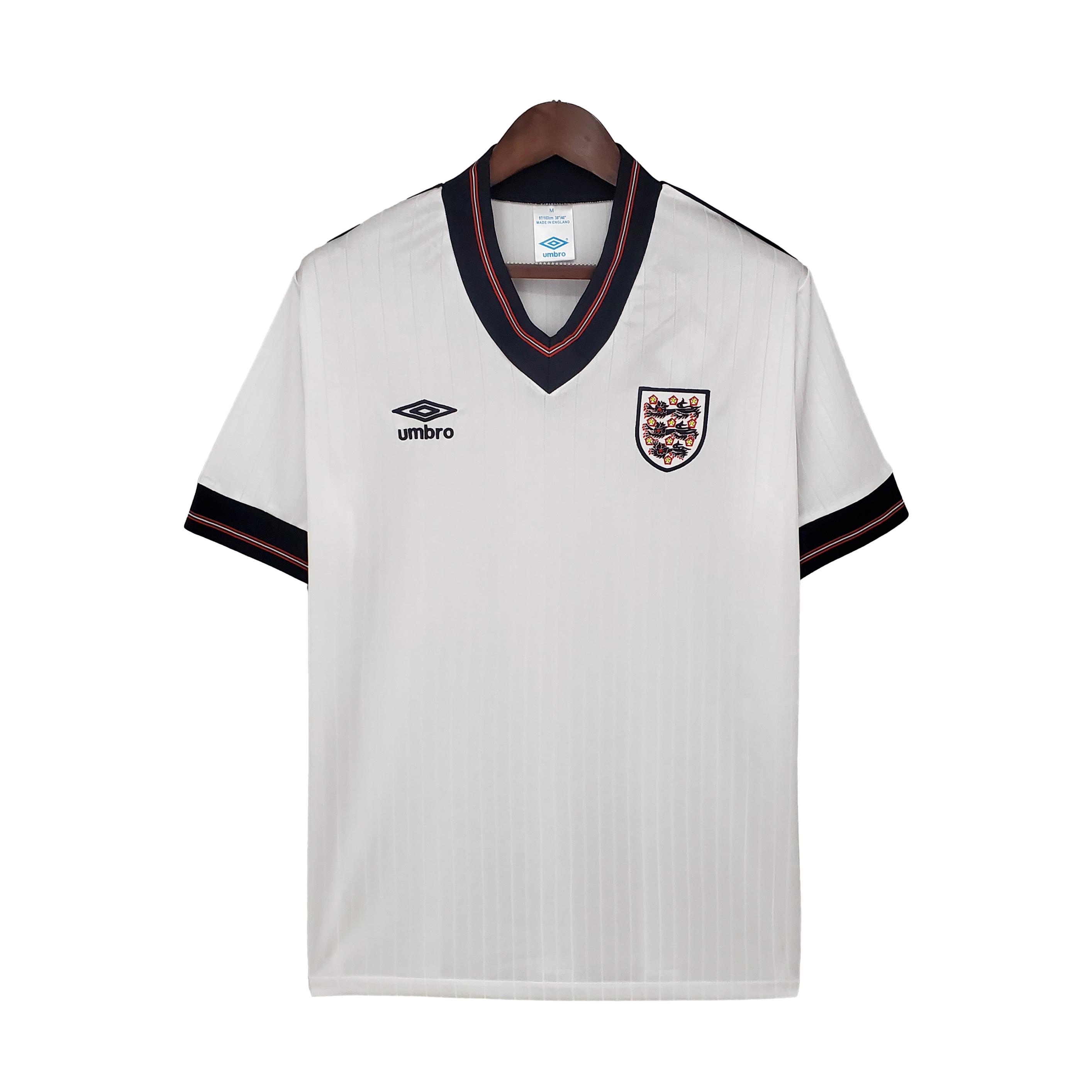 AlphaJersey-Retro England 1984-87 Home Stadium Jersey
