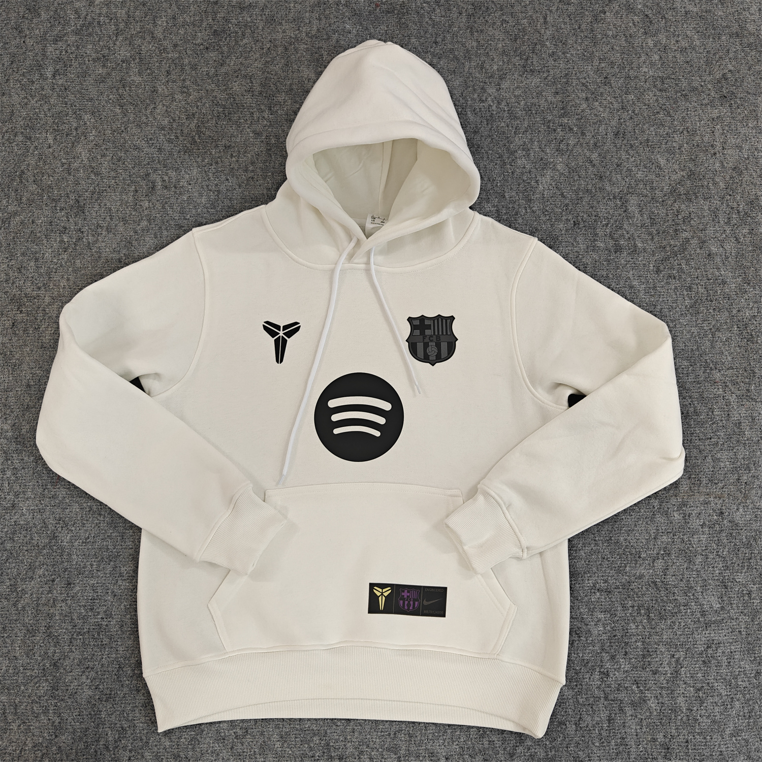 AlphaJersey-Barcelona 25-26 KB Logo Unisex Pullover Hoodie