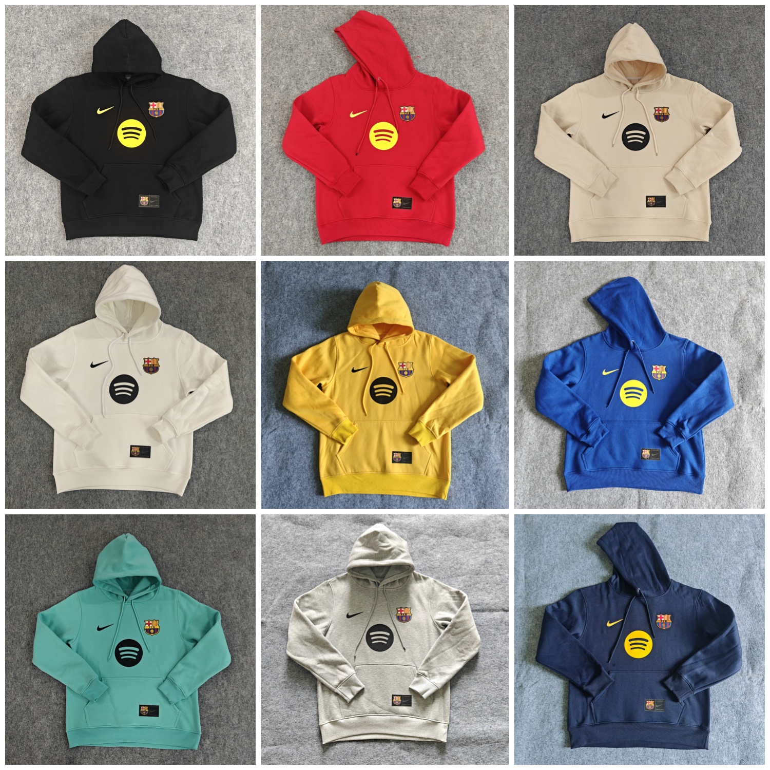 AlphaJersey-Barcelona 25-26 Big Logo Unisex Pullover Hoodie