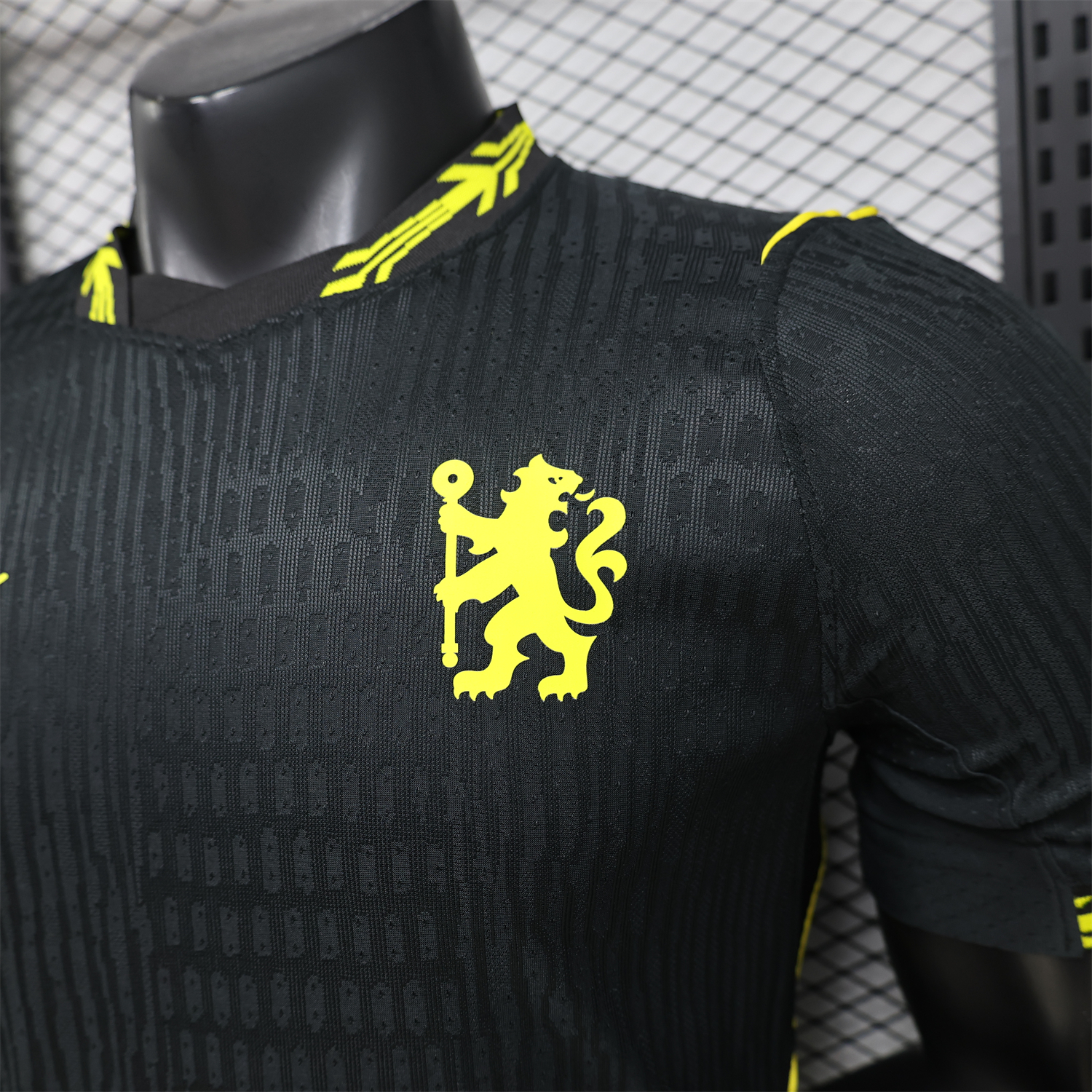 AlphaJersey-C.H.E.L.S.E.A 25-26 Black With Gold Special Jersey - Player Version