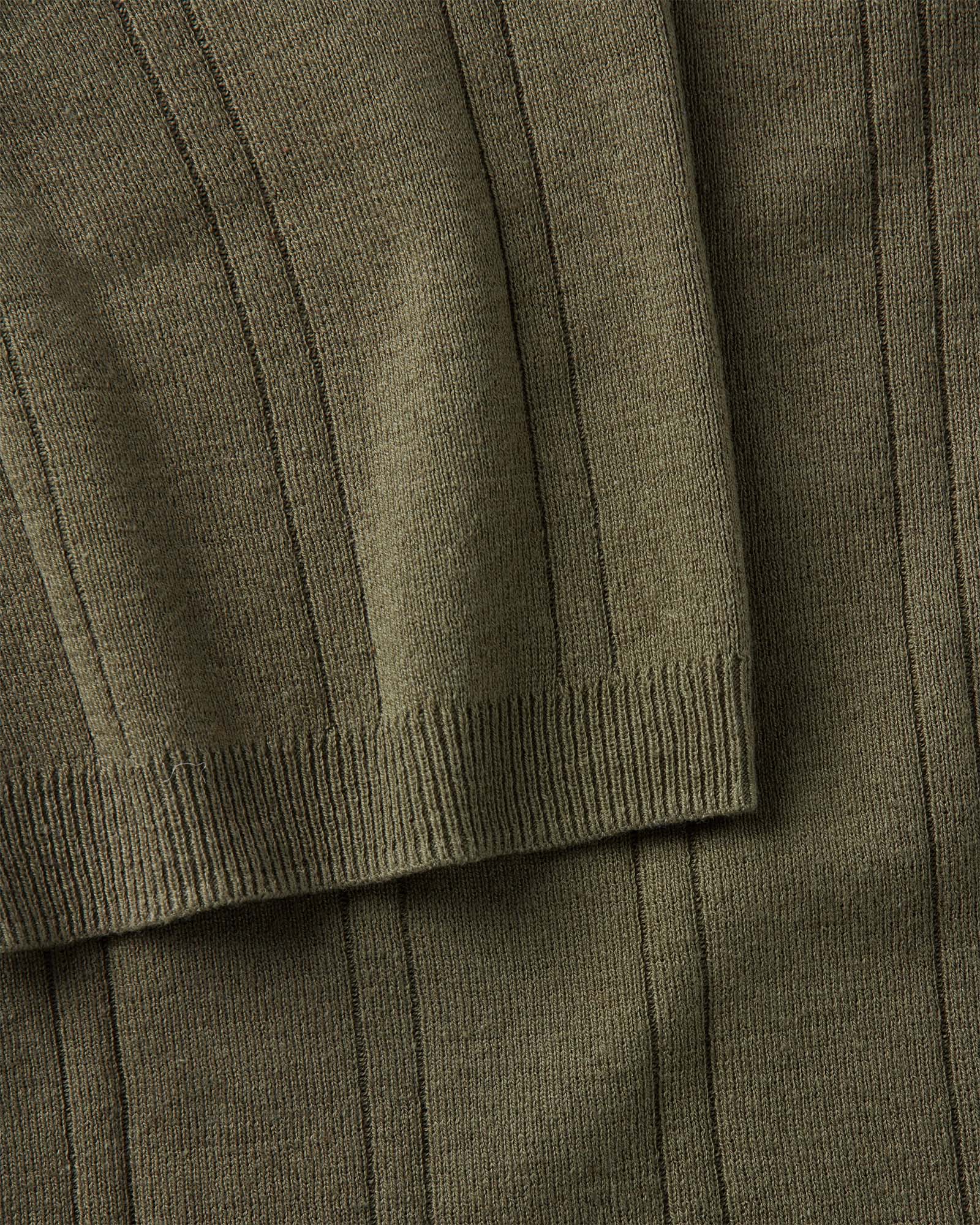 The Valencia Sweater Polo in Heather Cilantro Rib | Modern Menswear by yycbvcnbmmnbm