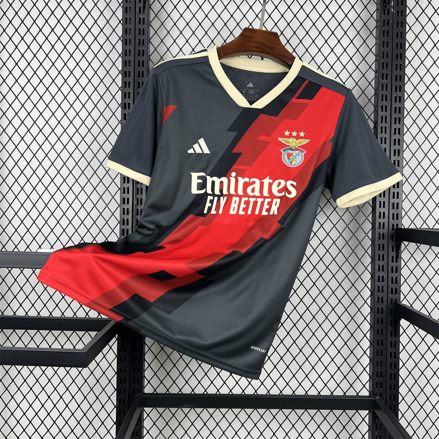 AlphaJersey-Benfica 25-26 Red And Grey Special Jersey - Fans Version