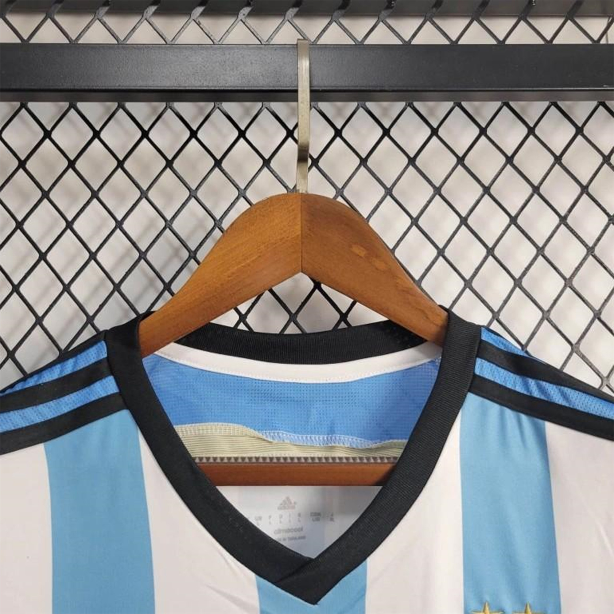 AlphaJersey-Retro Argentina 2014 Home Stadium Jersey