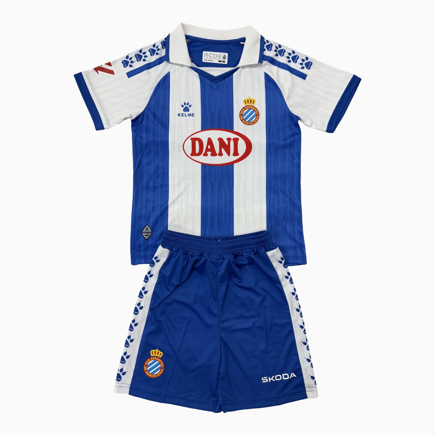 AlphaJersey-RCD Espanyol 25-26 Home Kids Kit