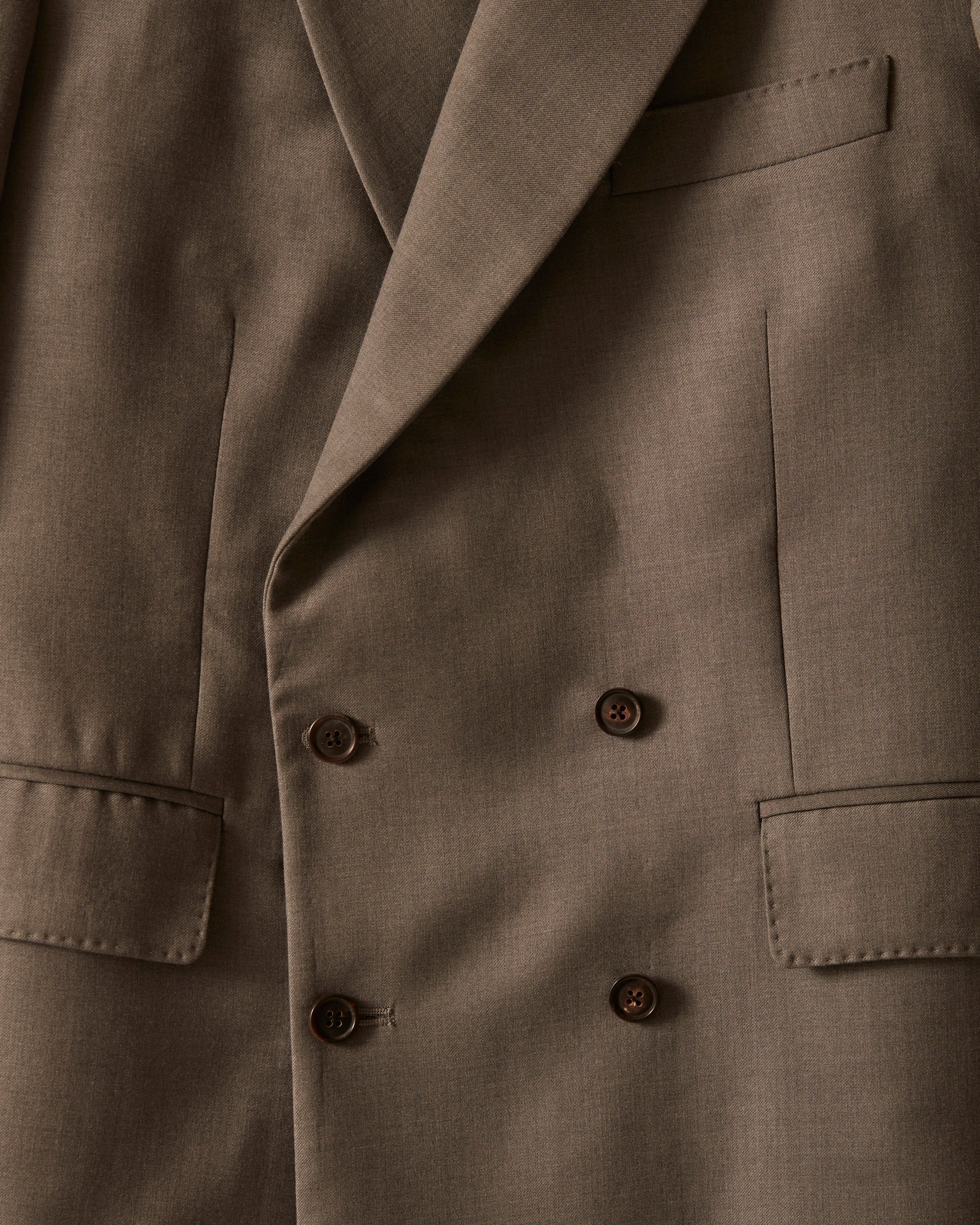 Tropical Wool Double-Breasted Suit Jacket | Modern Menswear by yycbvcnbmmnbm